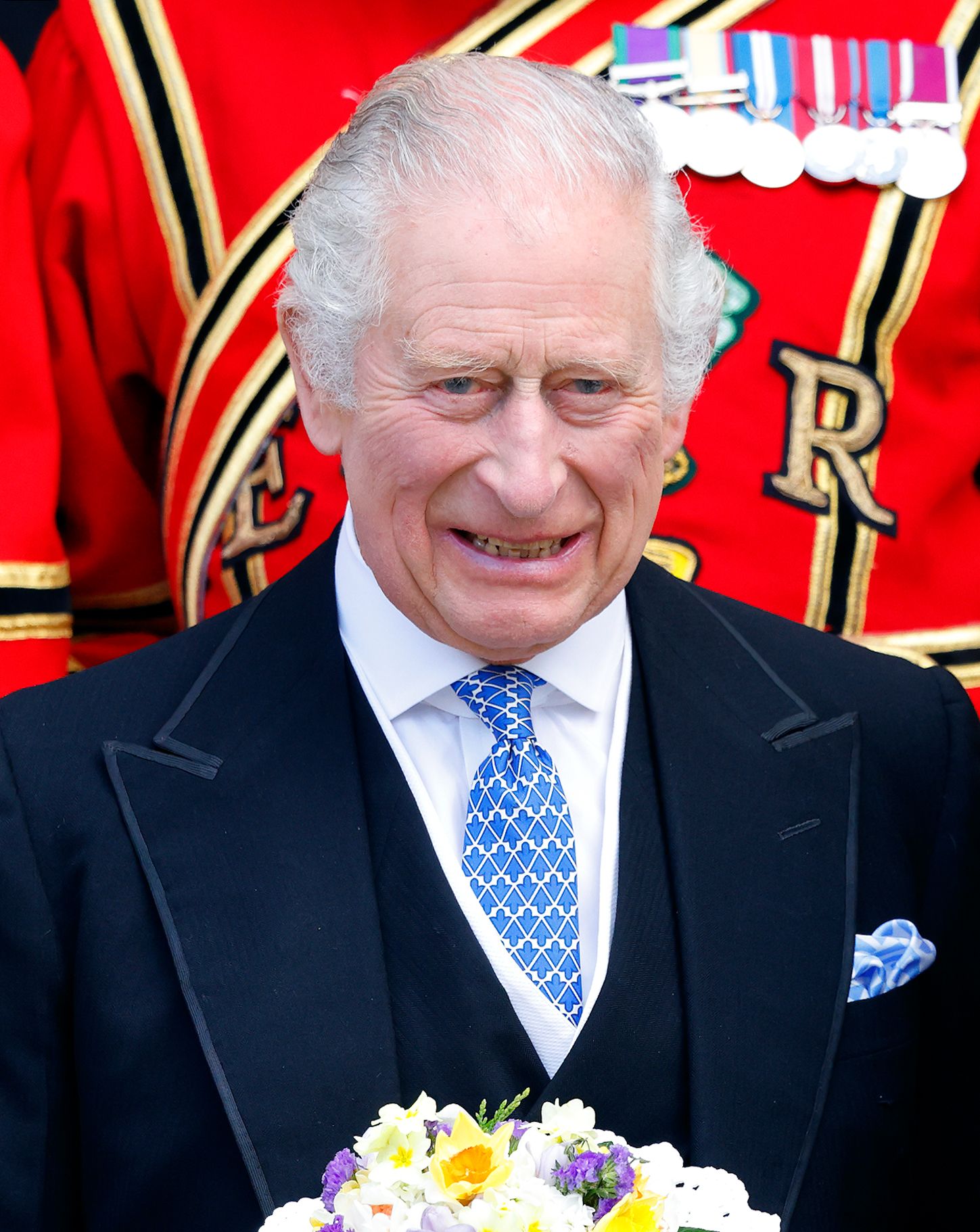 Le roi Charles III assiste à l'office royal du bordeaux à York Minster le 6 avril 2023 à York, en Angleterre. | Source : Getty Images
