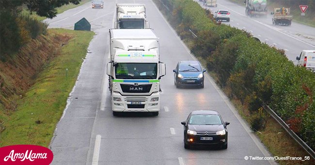 Aurey : la chute d'un homme sur une route fréquentée l'a conduit aux urgences