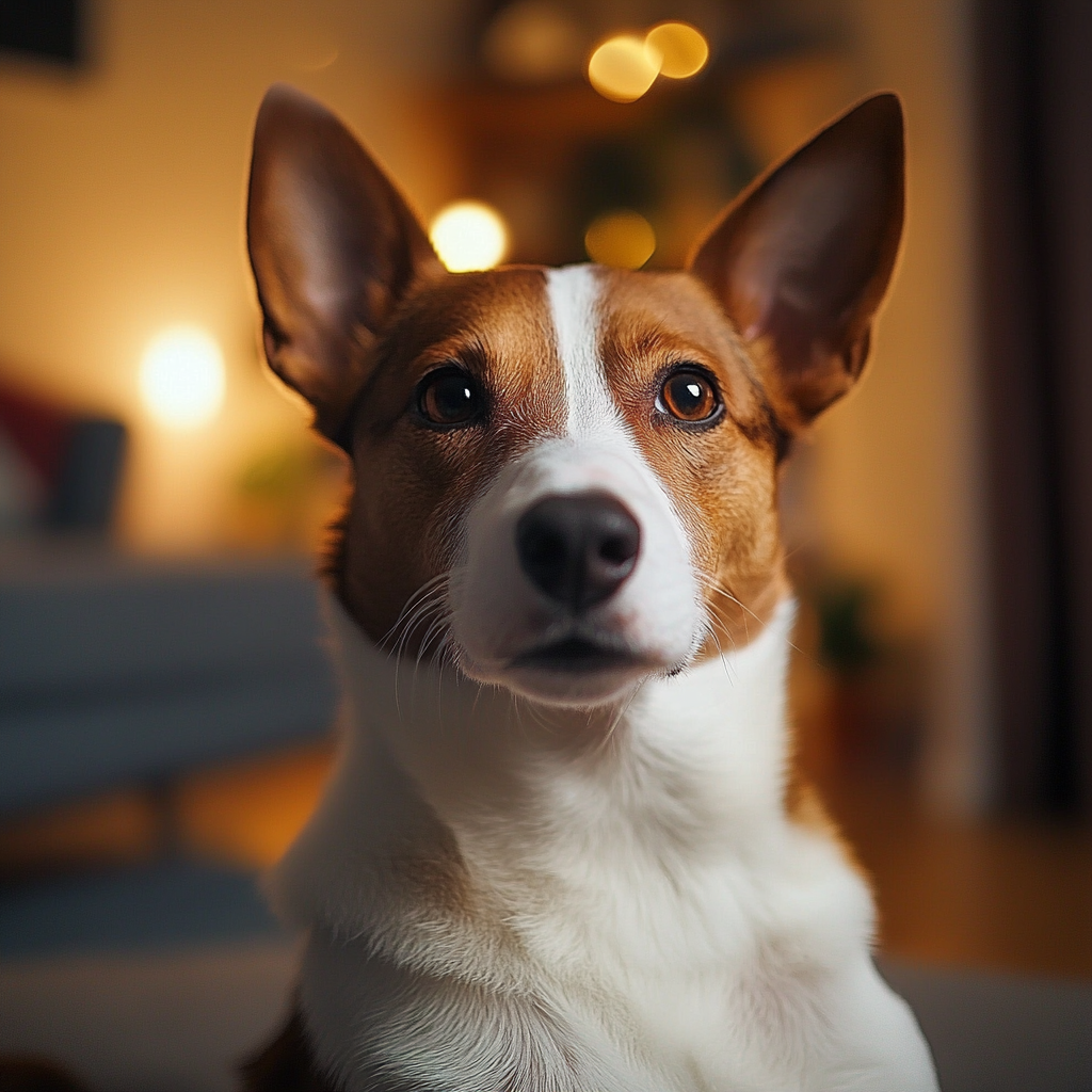 Un chien dans un salon | Source : Midjourney