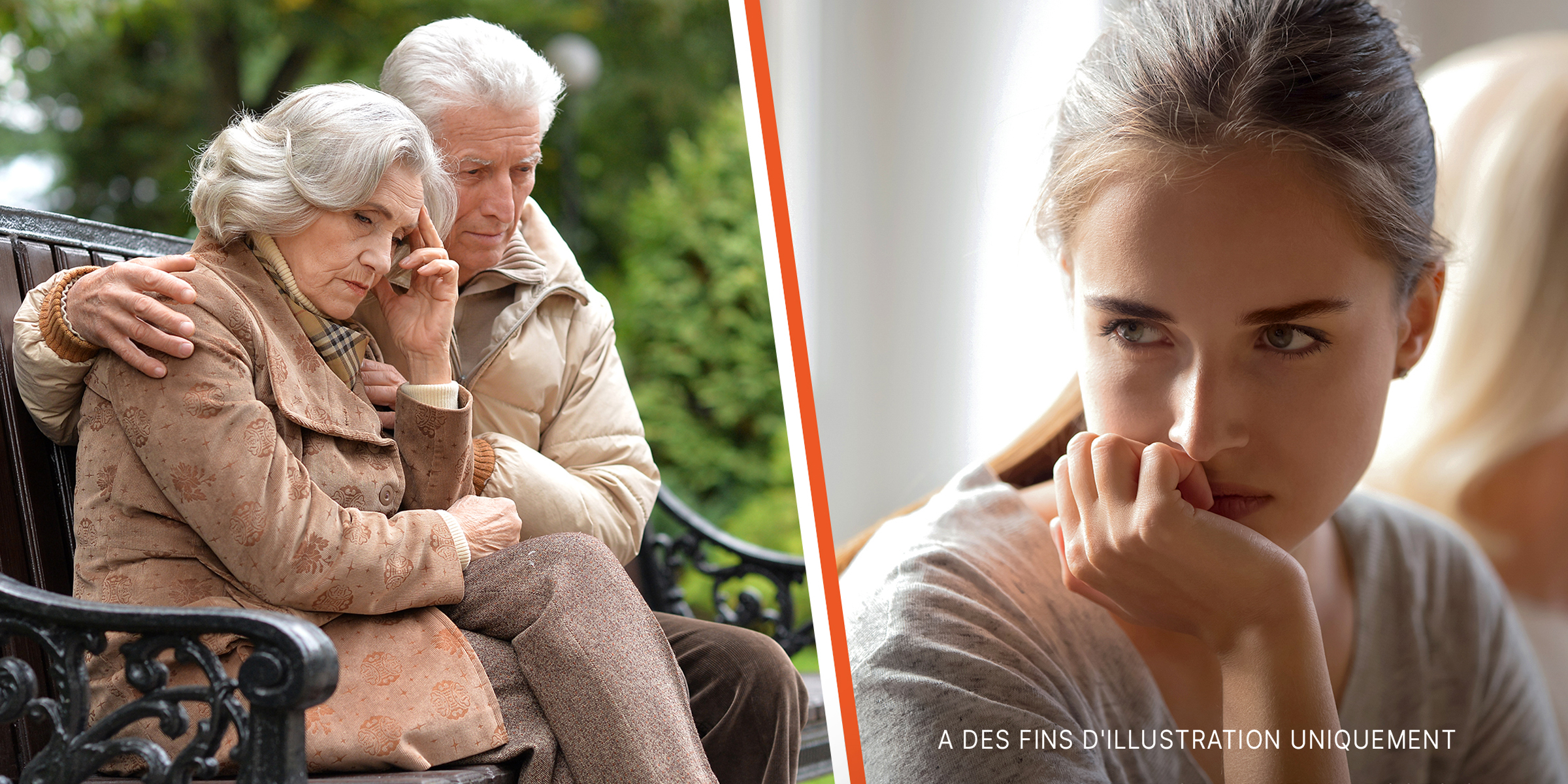 Couple de personnes âgées | Jeune femme frustrée | Source : Shutterstock