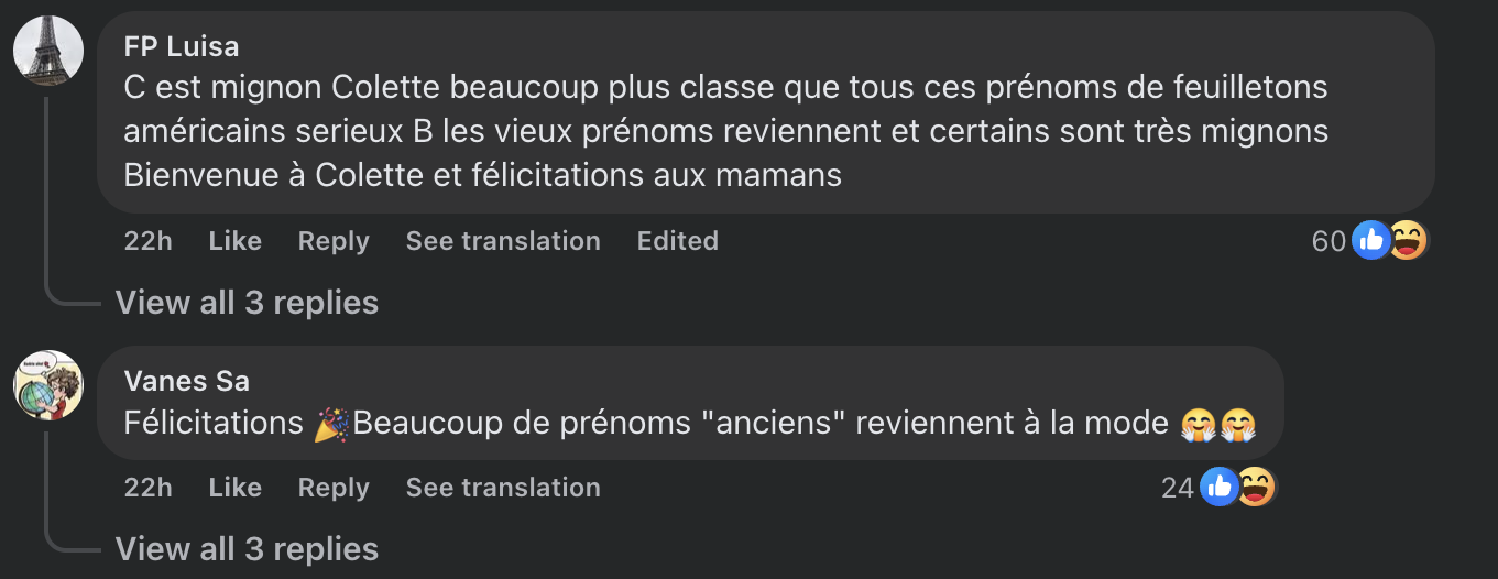 Commentaires d'internautes | Source : Facebook/Gossip Room