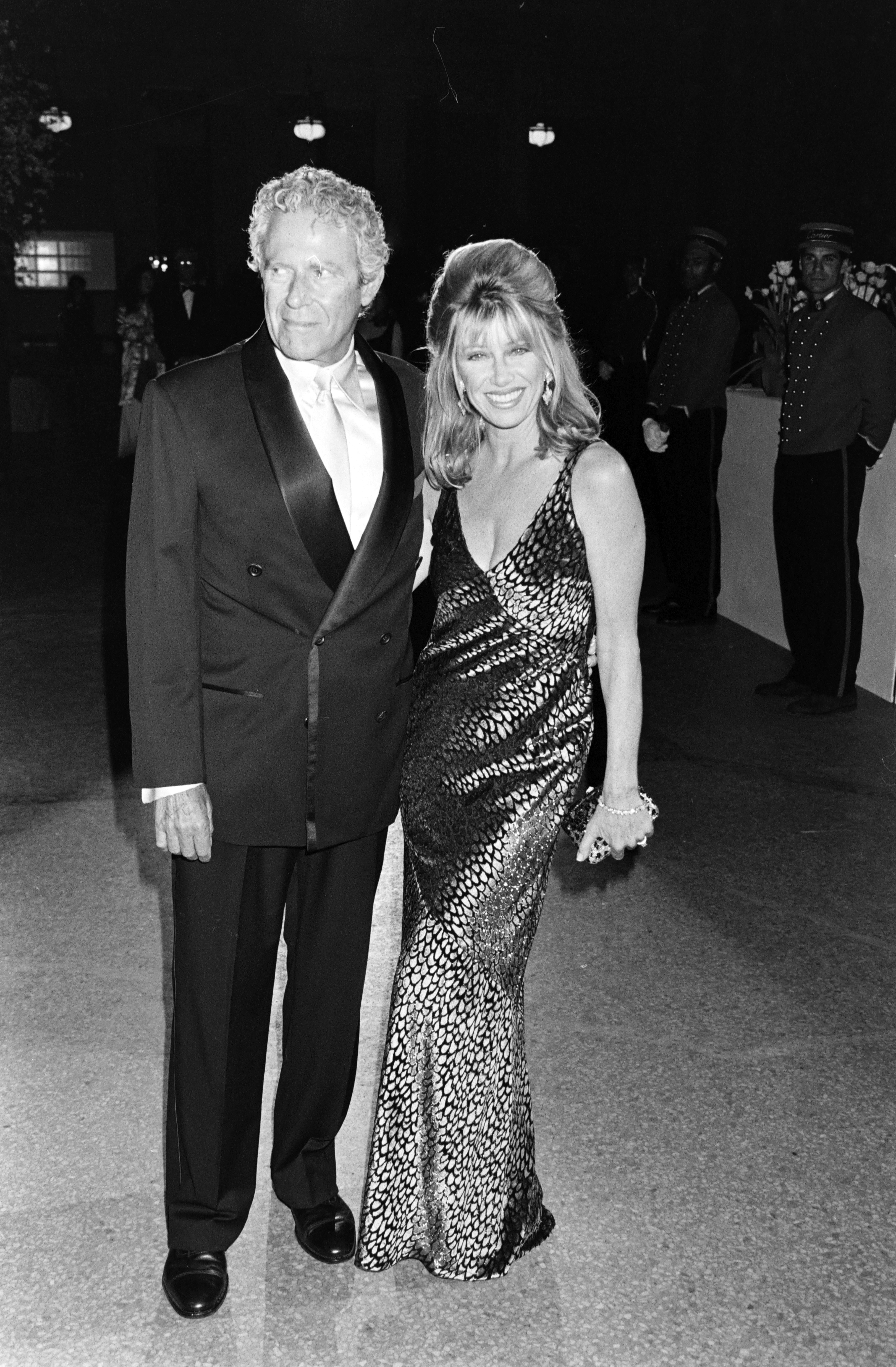 Suzanne Somers et Alan Hamel au gala du 150e anniversaire de Cartier à New York le 31 mars 1997 | Source : Getty Images