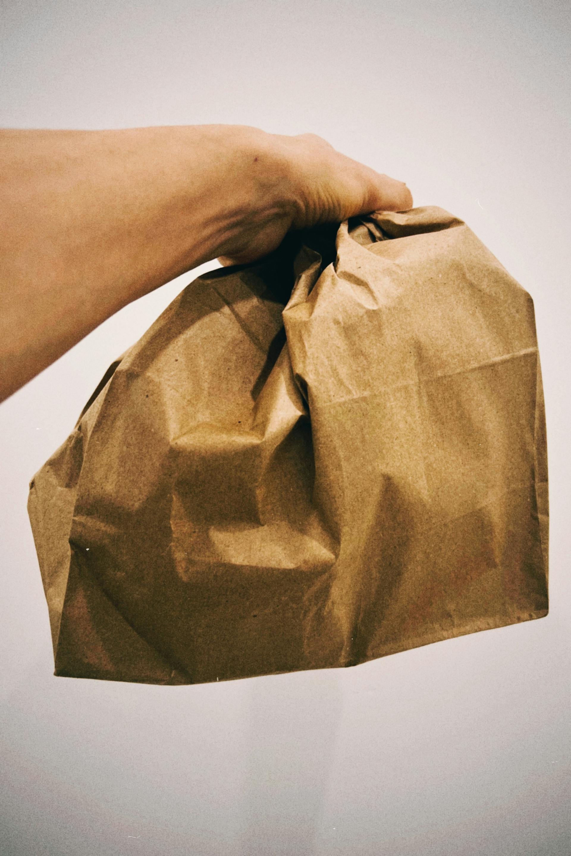 Une personne tenant un sac en papier brun | Source : Pexels