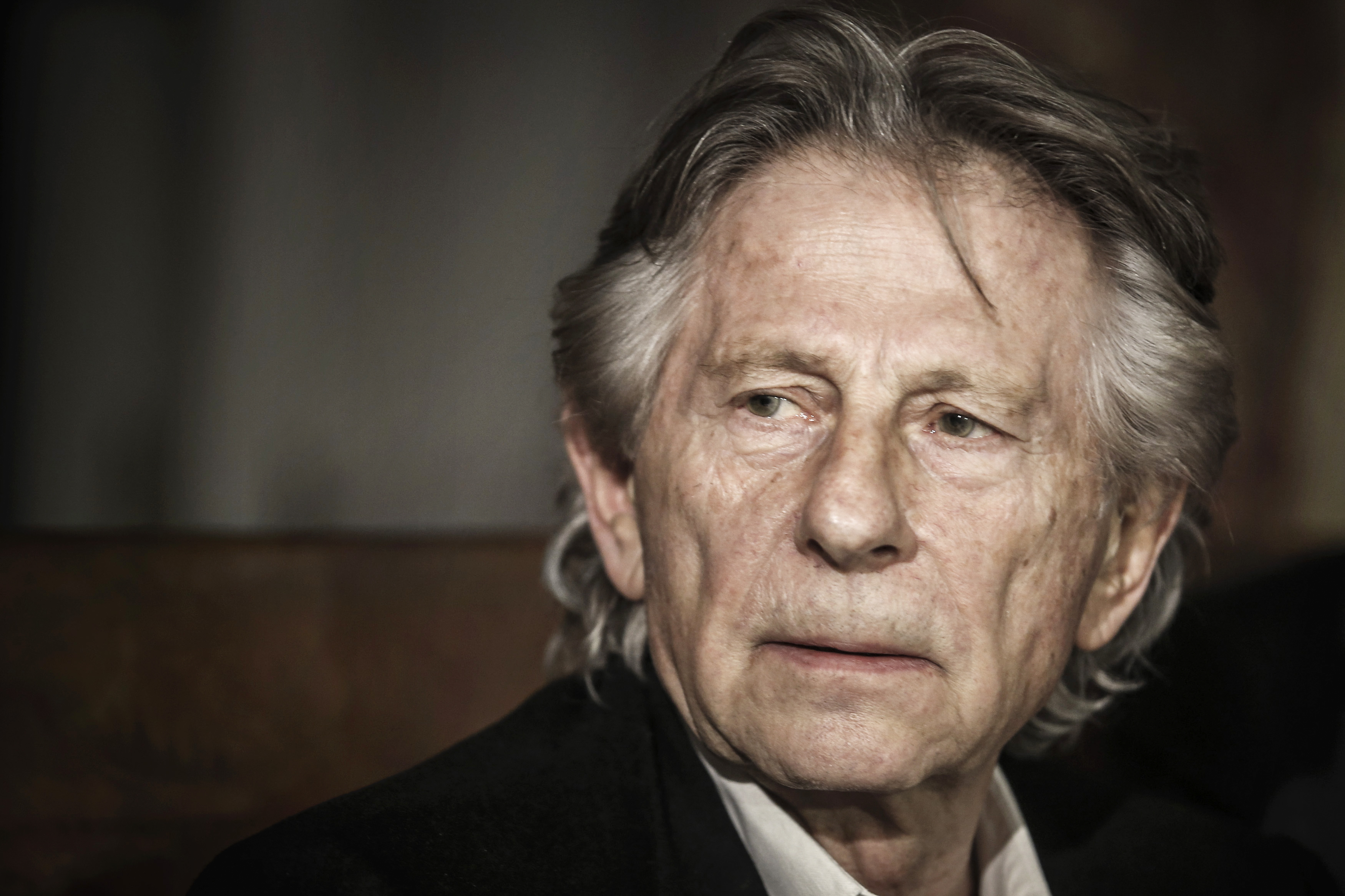 Roman Polanski parle aux médias le 30 octobre 2015, à Cracovie, en Pologne | Source : Getty Images