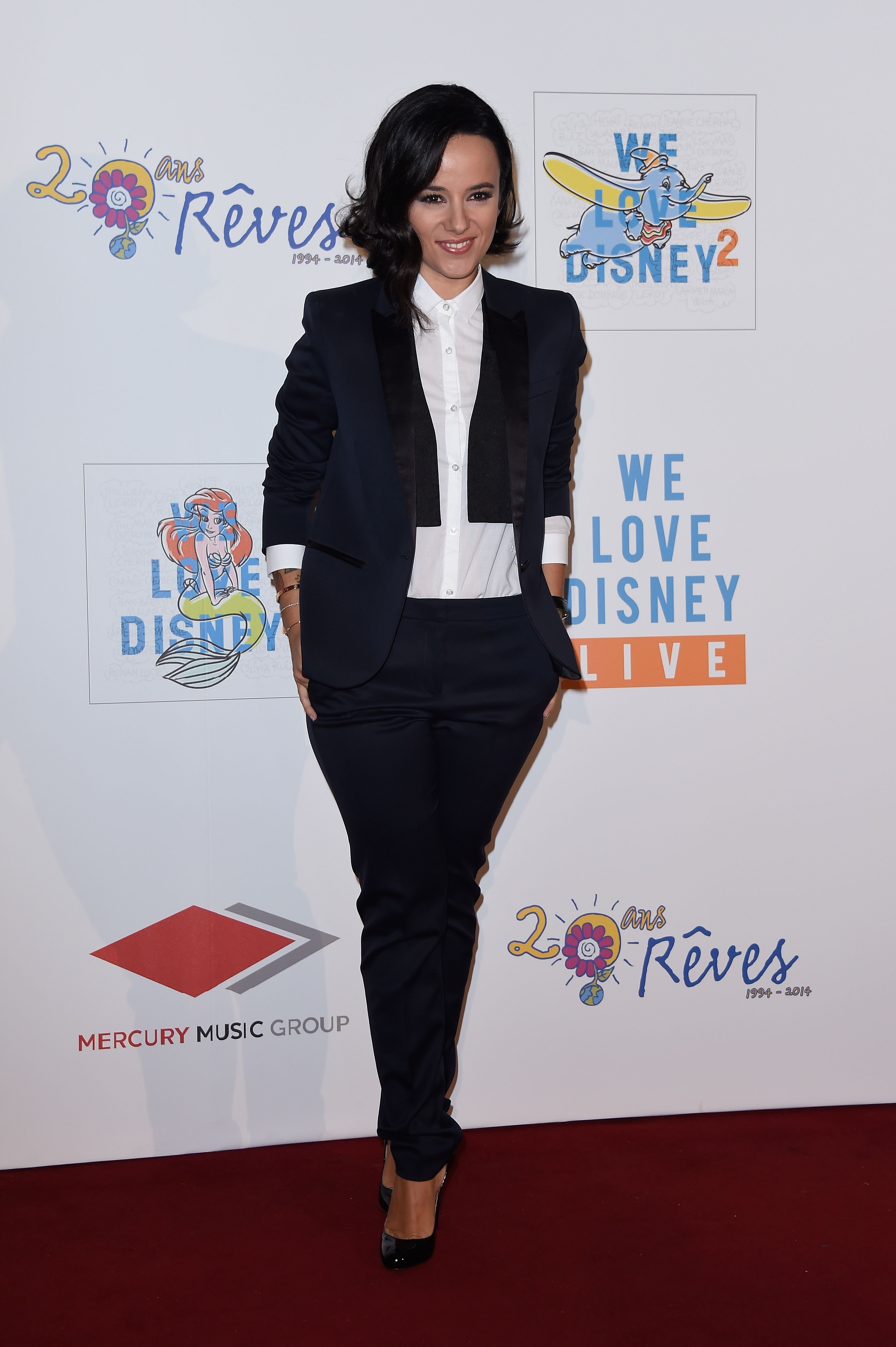 Alizee assiste à la première de "WE Love Disney" au profit de "Reves Association" au Grand Rex le 3 novembre 2014 à Paris, France. | Photo : Getty Images