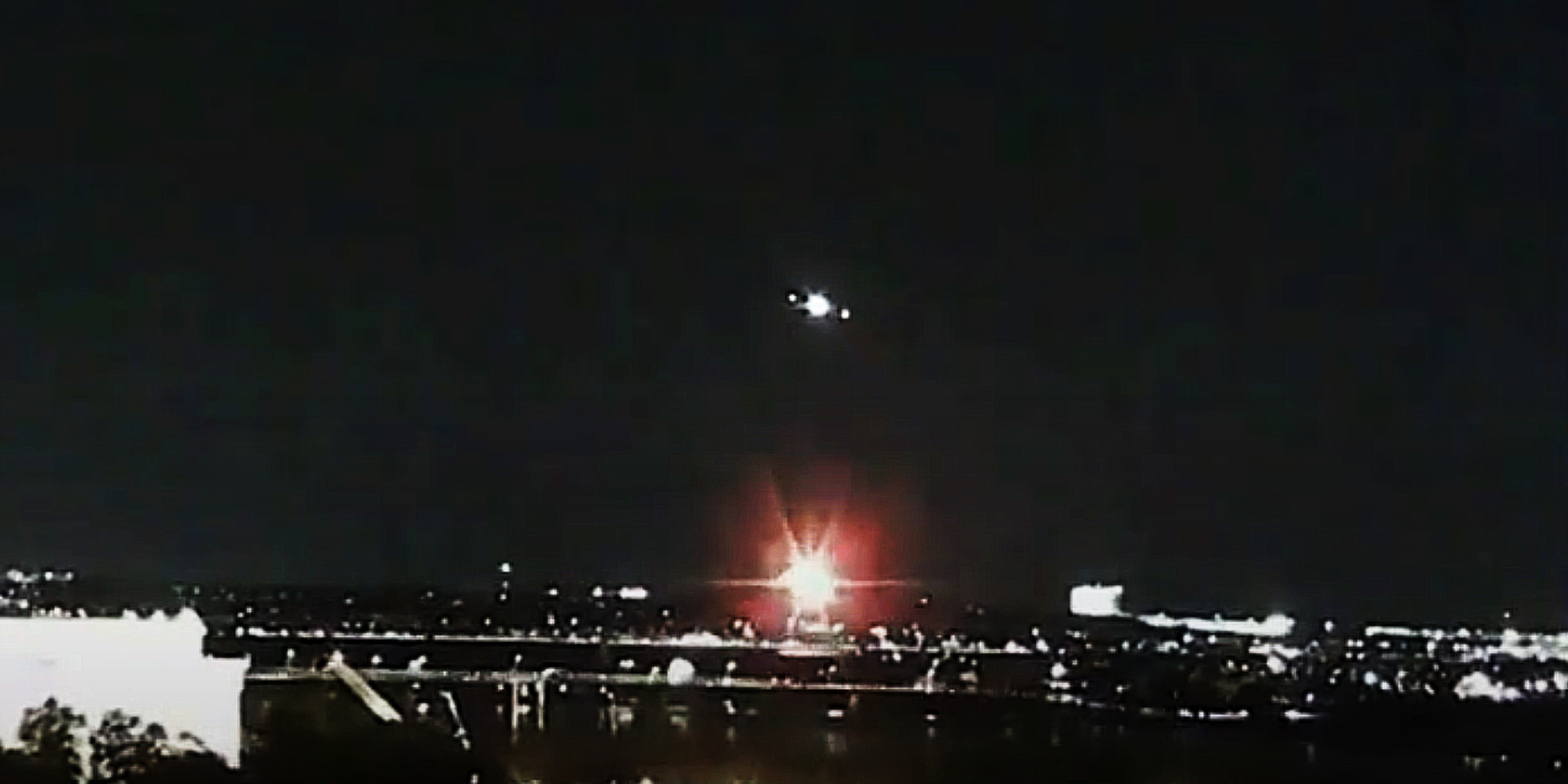 Le crash d'avion d'American Airlines | Source : YouTube/FOX 4 Dallas-Fort Worth