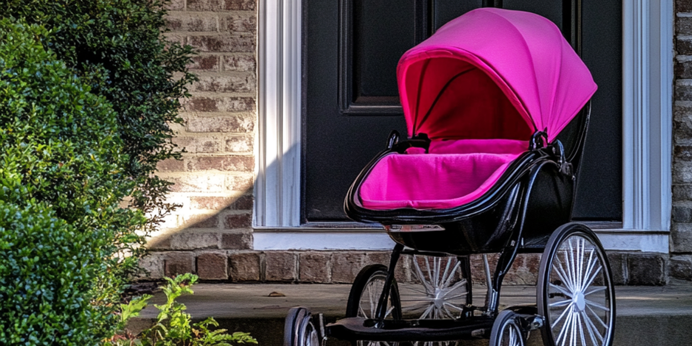 Un landau bébé sur un porche d'entrée | Source : Amomama