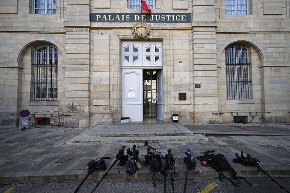 Le tribunal de Vesoul, dans l'est de la France, le 21 novembre 2020, le dernier jour du procès de Jonathann Daval. |Photo :Getty Images
