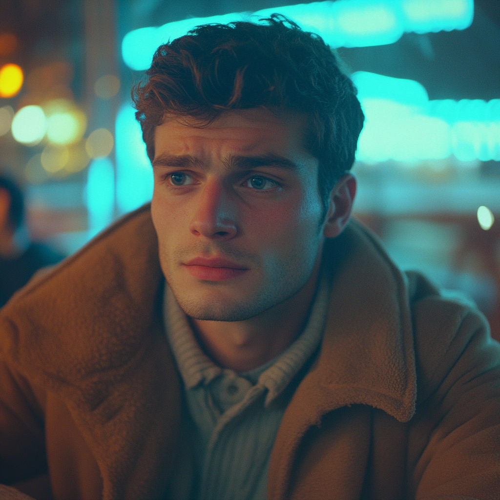 A man sitting at a bar | Source: Midjourney