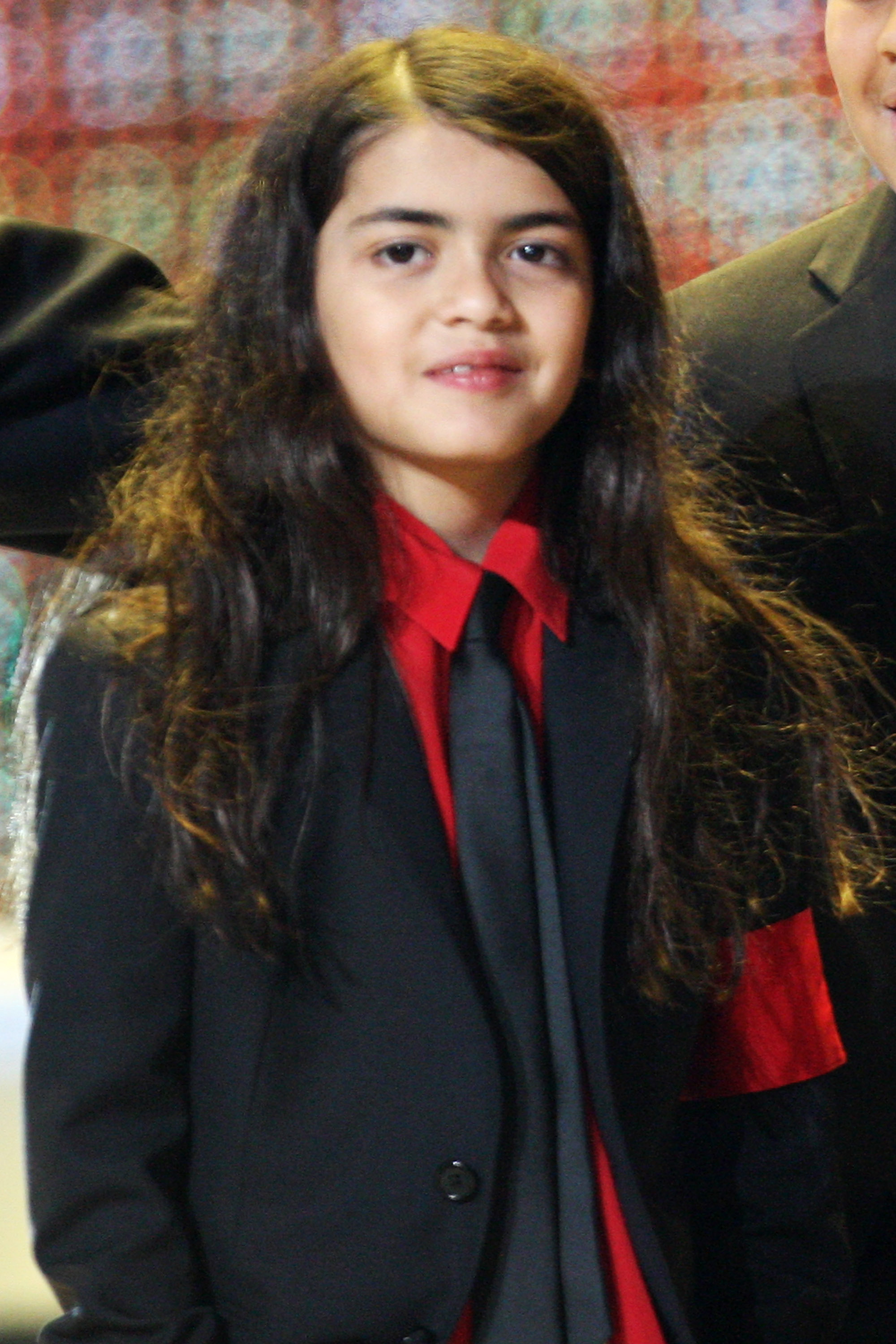 Blanket Jackson sur scène lors du concert "Michael Forever" en mémoire du défunt Michael Jackson à Cardiff, au Royaume-Uni, le 8 octobre 2011 | Source : Getty Images