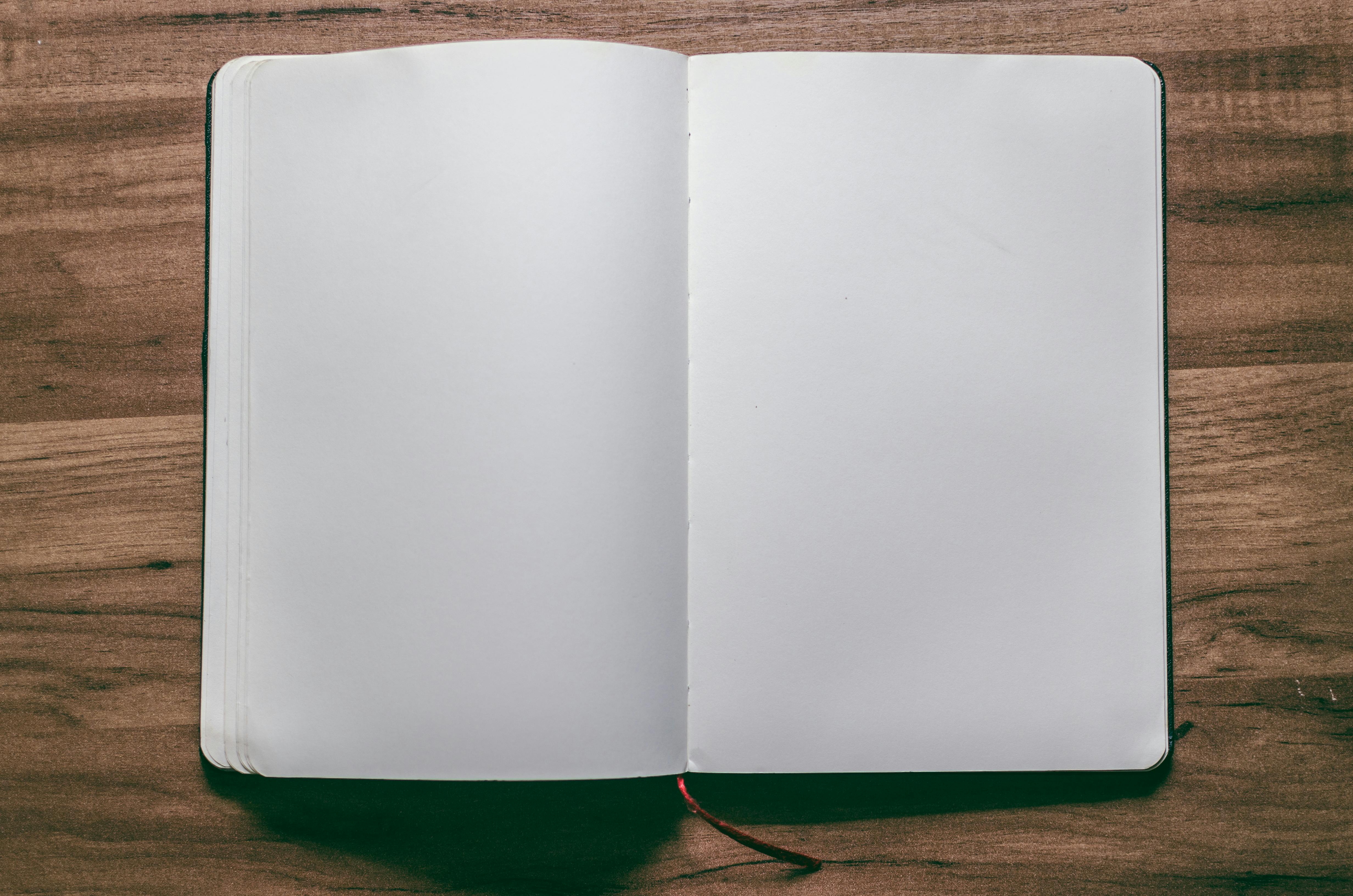 Un cahier ouvert | Source : Pexels