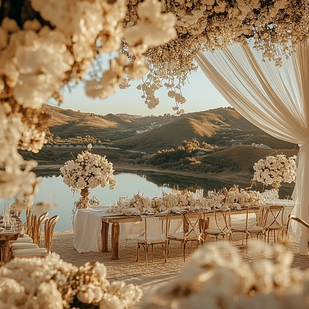 Un lieu de mariage à couper le souffle | Source : Midjourney