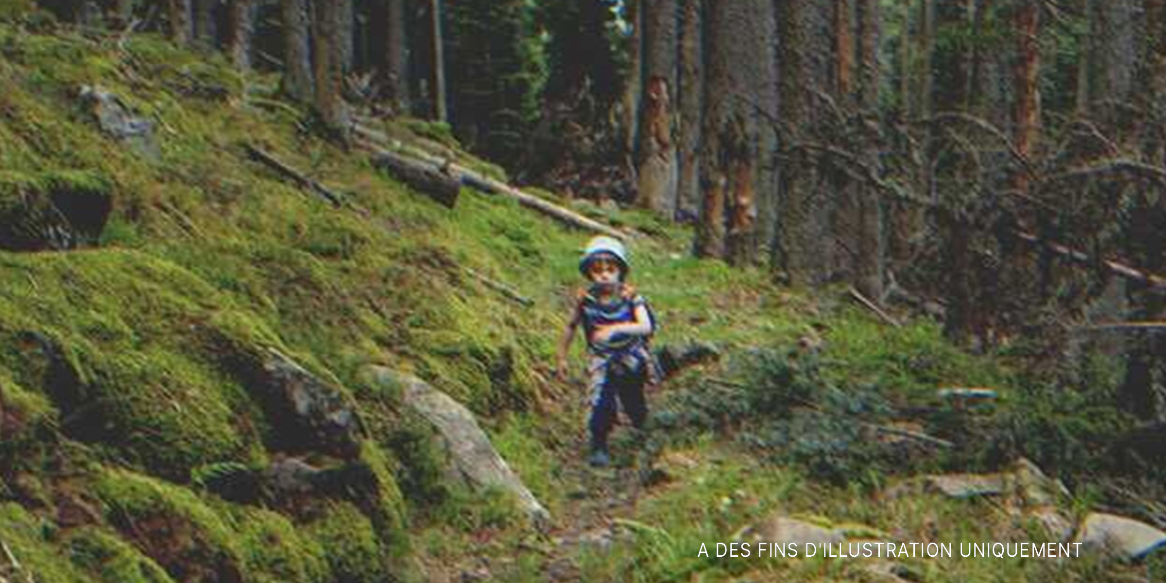 Un petit garçon dans la forêt | Source : Shutterstock