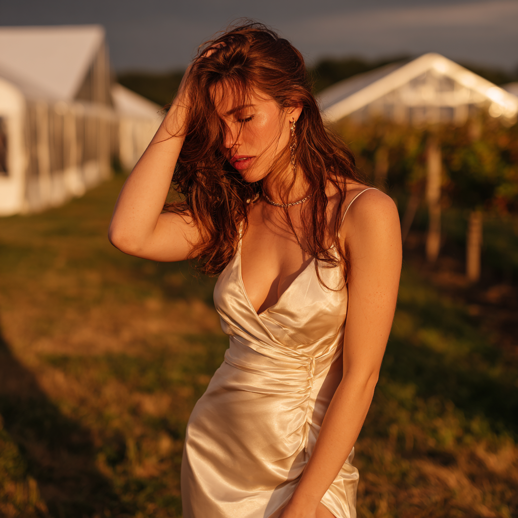 Une mariée bouleversée, la main sur la tête | Source : Midjourney