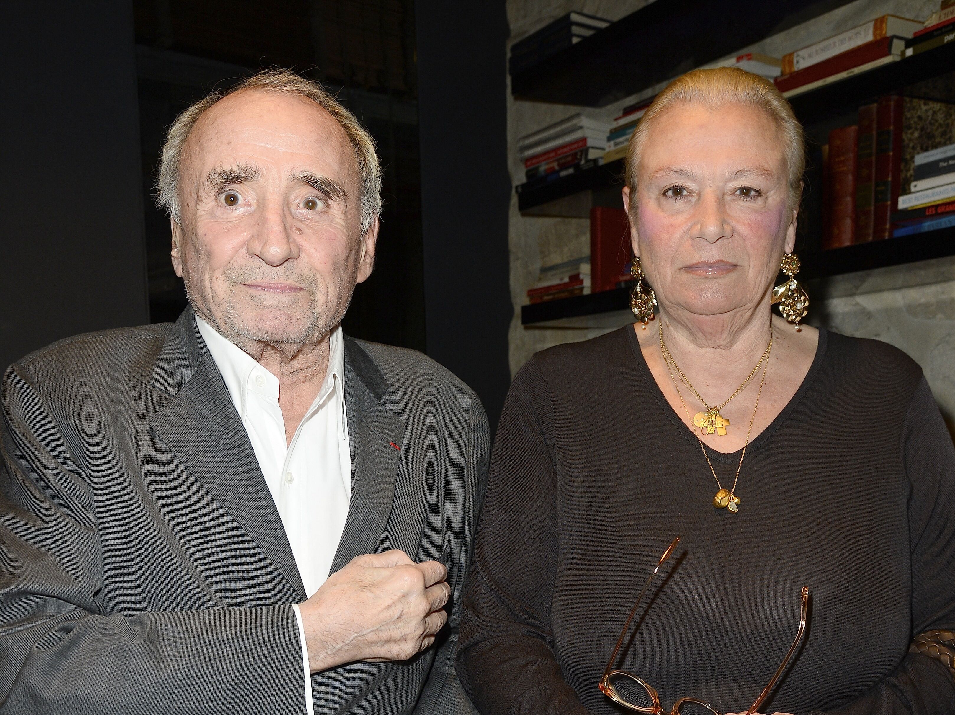 Claude Brasseur et son épouse | Photo : Getty Images