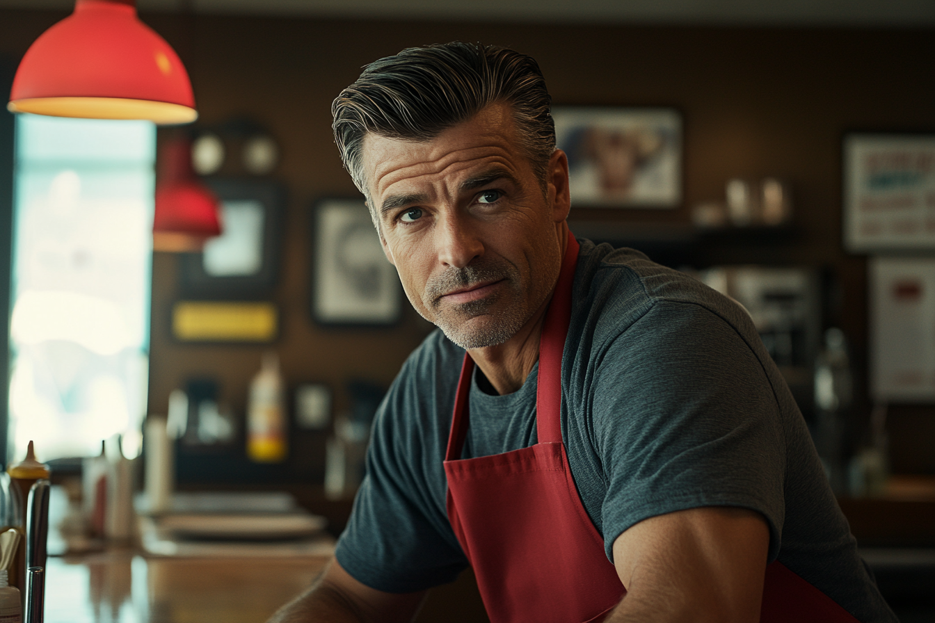 Un homme travaillant dans un restaurant | Source : Midjourney