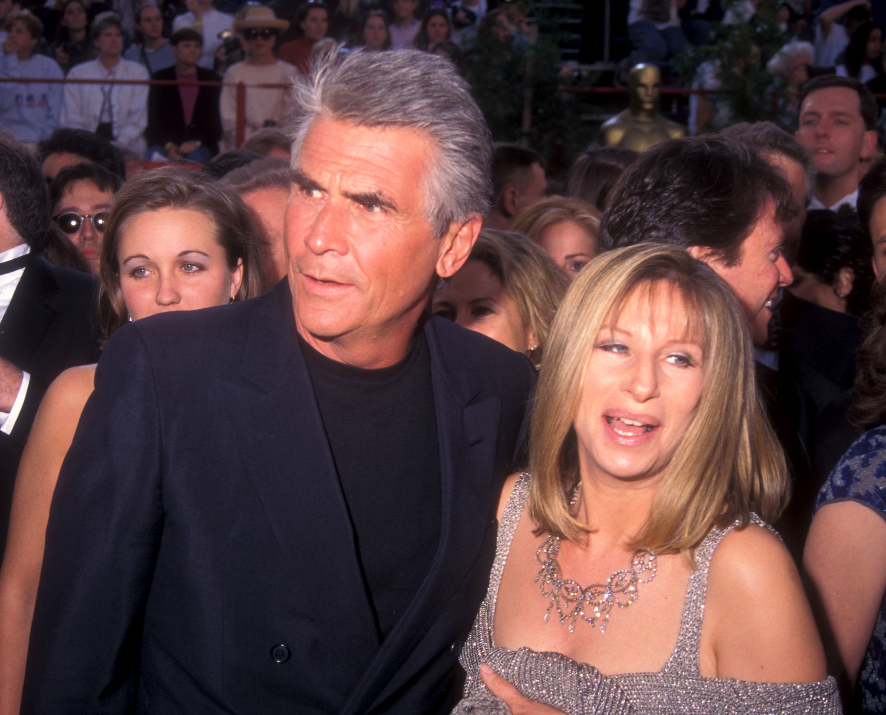 James Brolin et Barbra Streisand lors de la 69e cérémonie des Oscars le 24 mars 1997 | Source : Getty Images