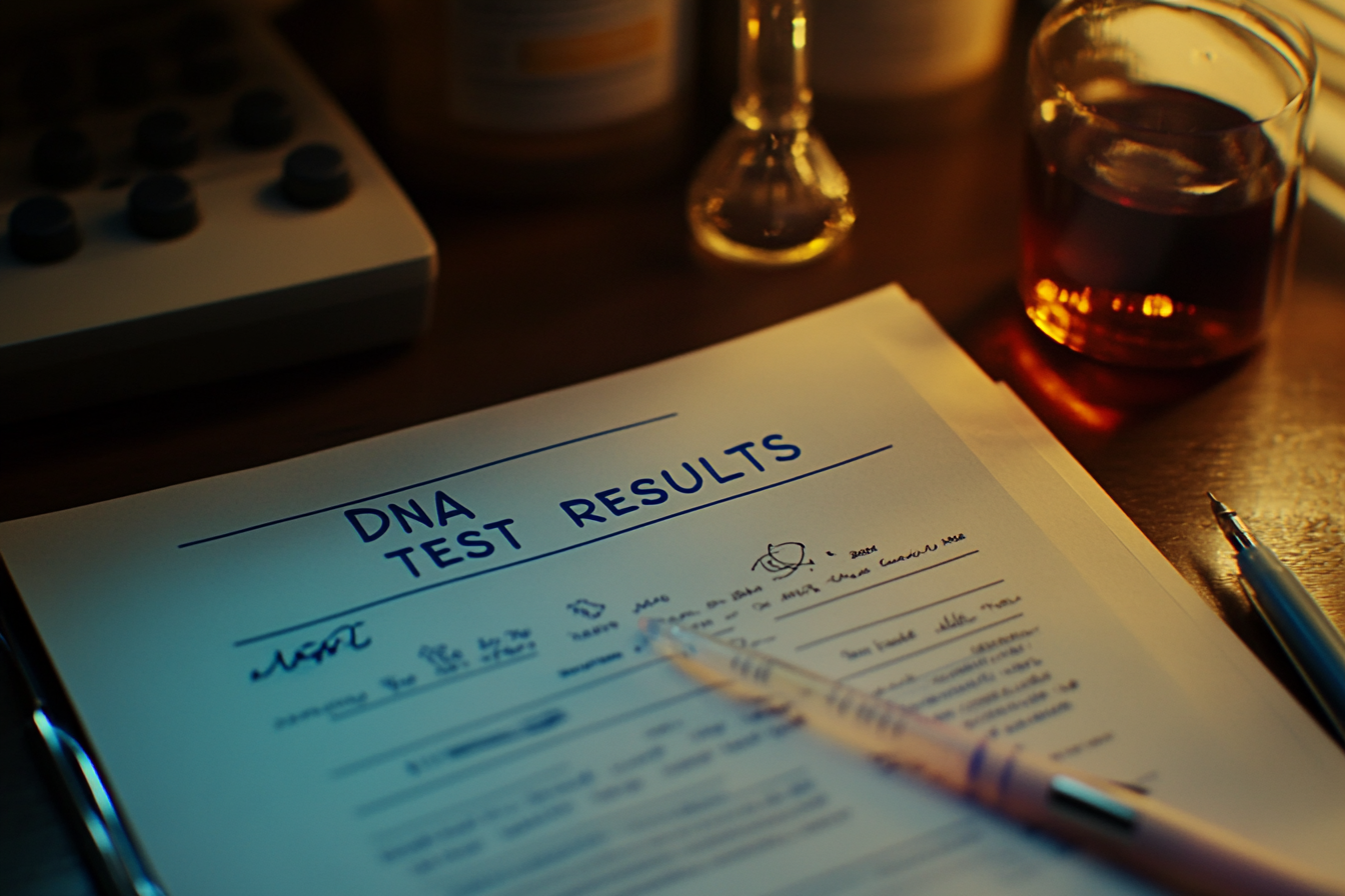 Le résultat d'un test ADN | Source : Midjourney