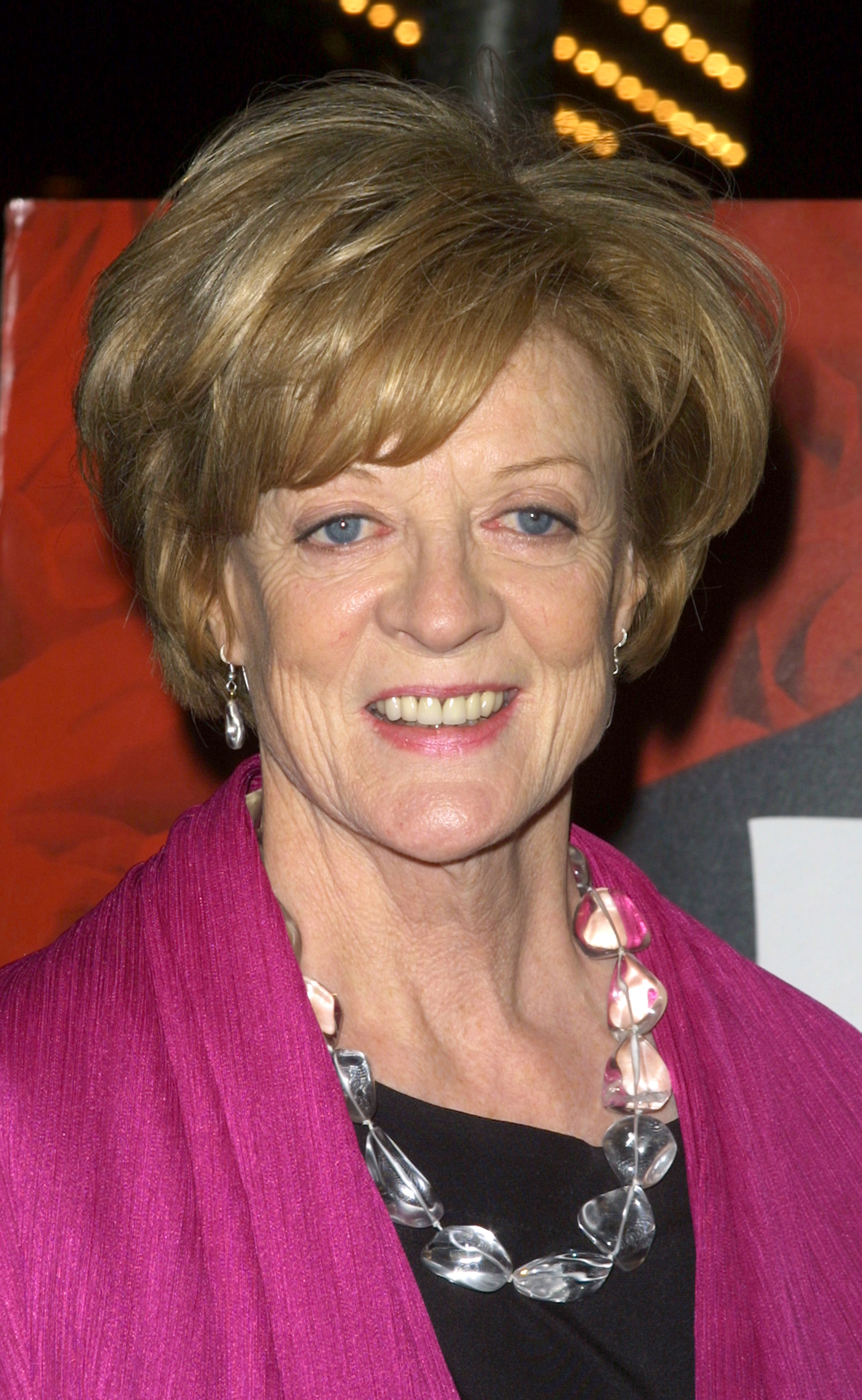 Maggie Smith lors de la première new-yorkaise de "Gosford Park", 2001| Source : Getty Images