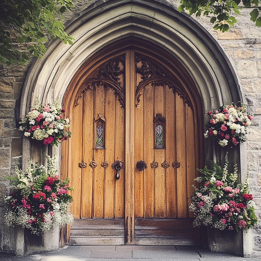 Belles portes d'église | Source : Midjourney