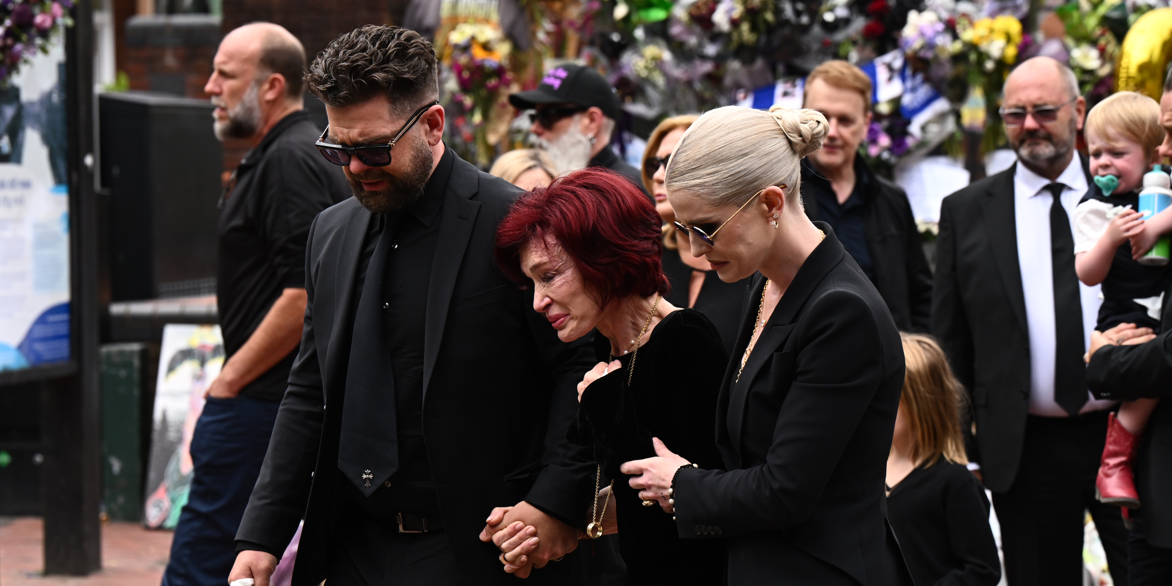 Jack, Sharon et Kelly Osbourne | Source : Getty Images