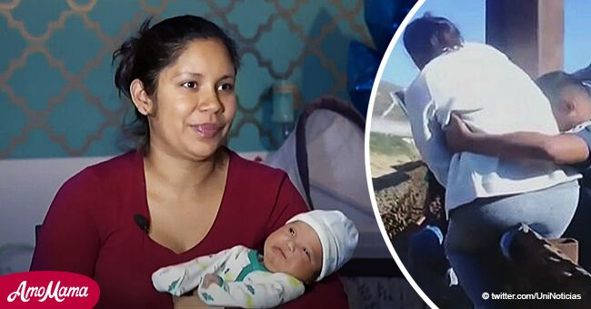 Une migrante qui a sauté le mur alors qu'elle était enceinte de 8 mois a eu un bébé trisomique et demande de l'aide