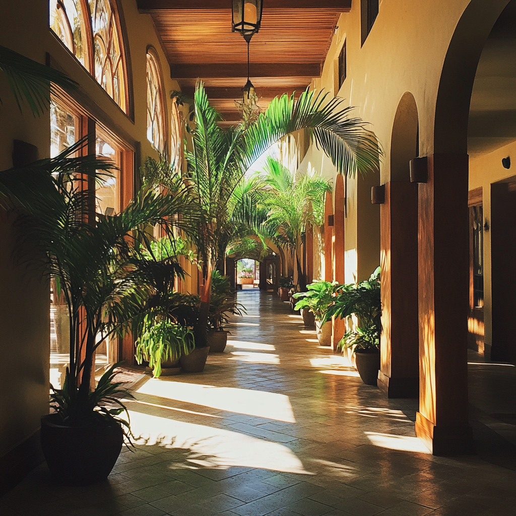Un hall d'hôtel | Source : Midjourney
