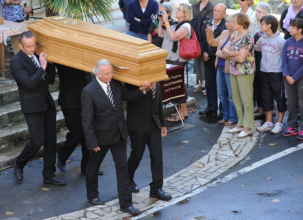 Les funérailles de Bernadette Lafont. І Sources : Getty Images