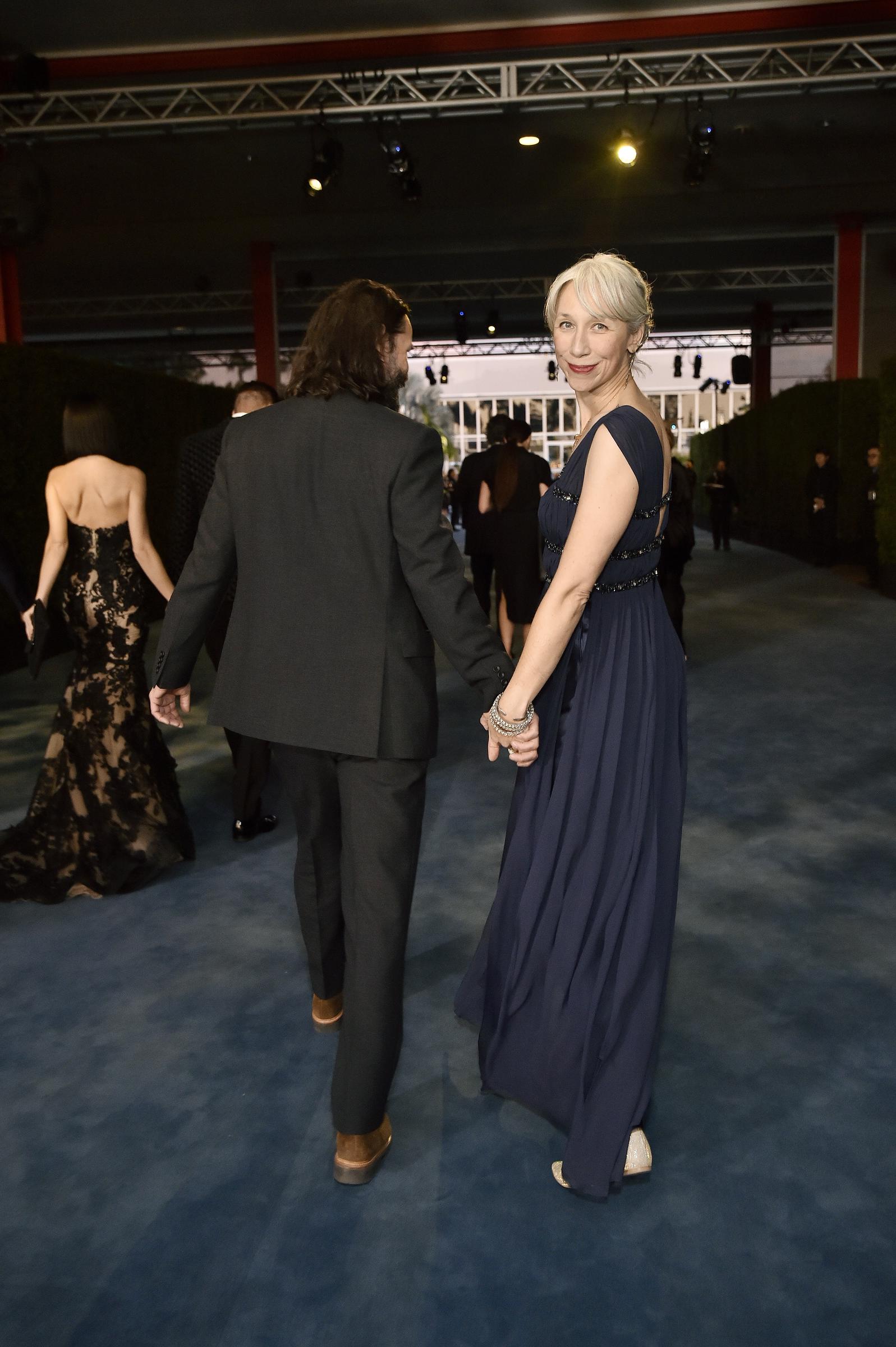 Alexandra Grant et Keanu Reeves lors du gala Art + Film 2019 du LACMA le 2 novembre 2019 | Source : Getty Images