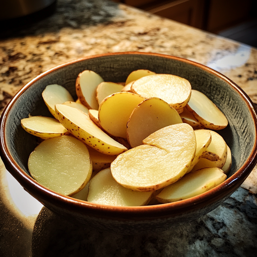 Un bol de pommes de terre | Source : Midjourney