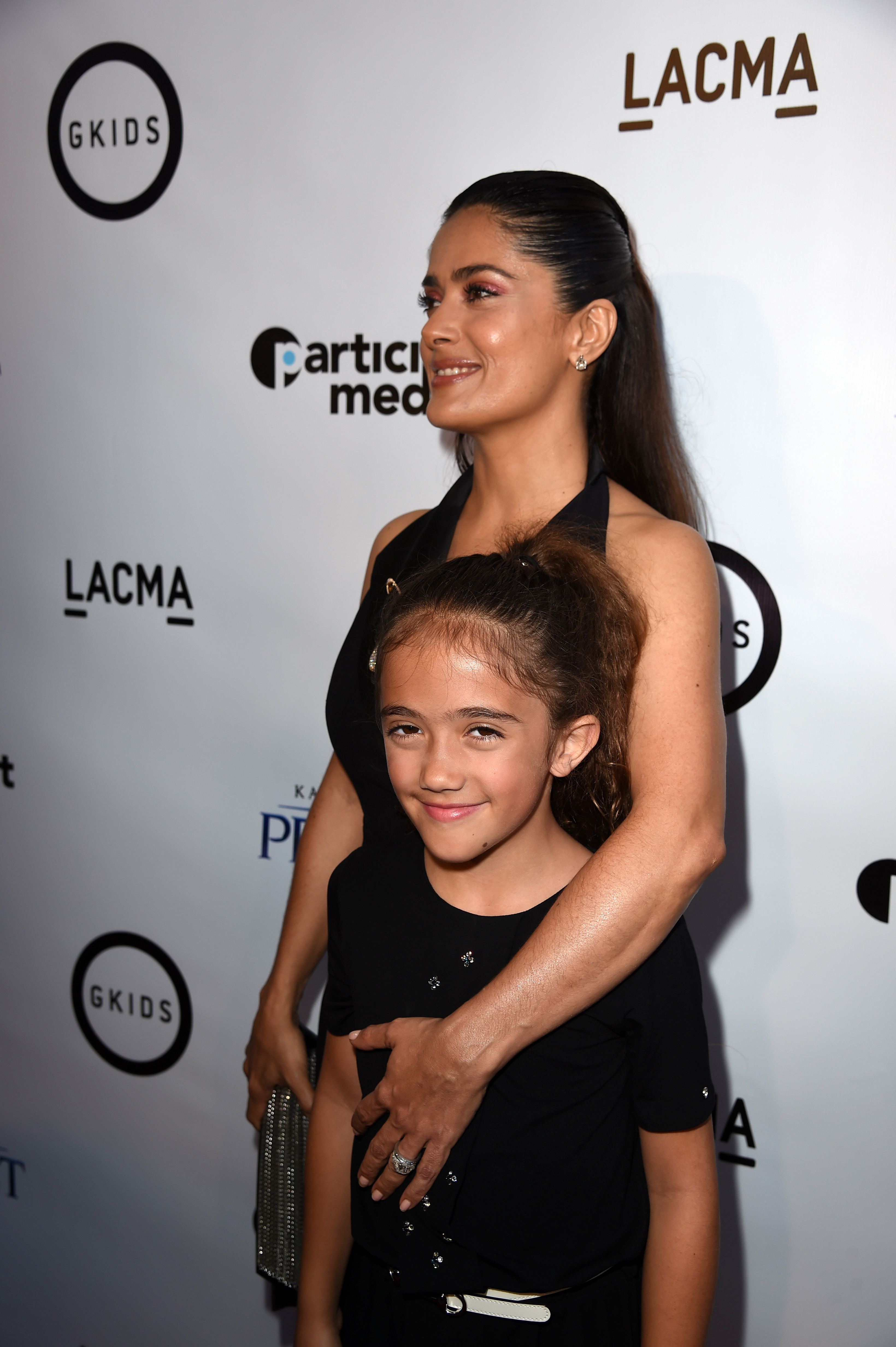 Salma Hayek Pinault et sa fille Valentina Paloma Pinault assistent à la projection du film de GKIDS "Le Prophète" au Bing Theatre at LACMA le 29 juillet 2015 à Los Angeles, Californie | Source : Getty Images