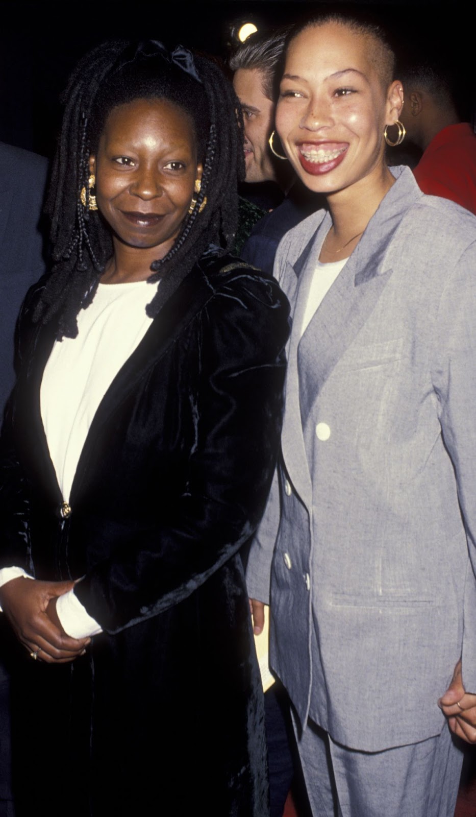 Whoopi Goldberg et Alex Martin à la première de "Made In America" le 27 mai 1993 à Westwood, Californie. | Source : Getty Images