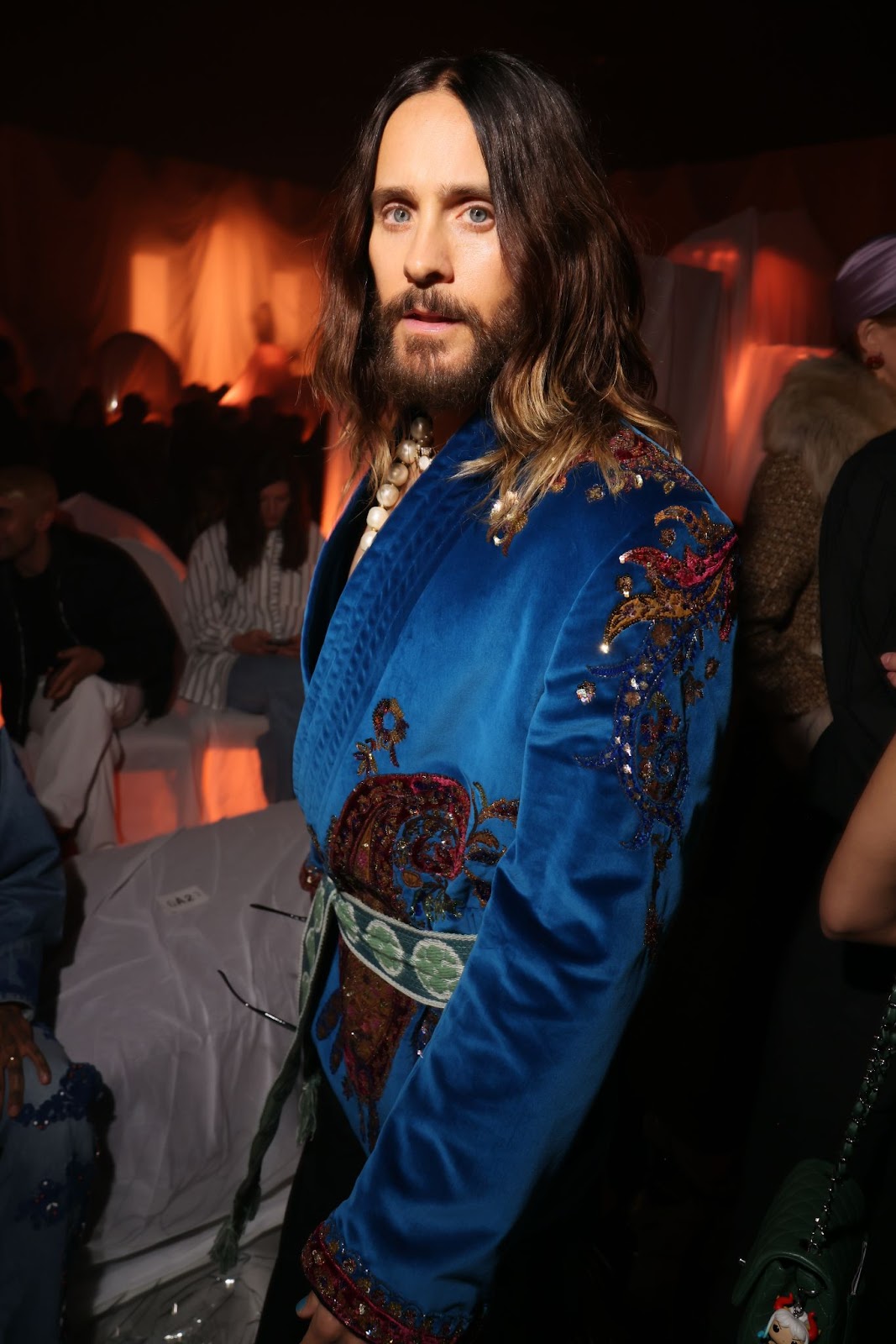 Jared Leto au défilé Valentino Pavillon des Folies lors de la semaine de la mode de Paris, le 29 septembre 2024, à Paris, en France. | Source : Getty Images