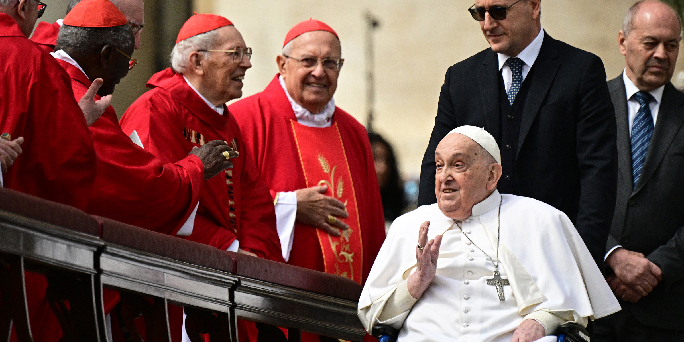 Le pape François | Source : Getty Images