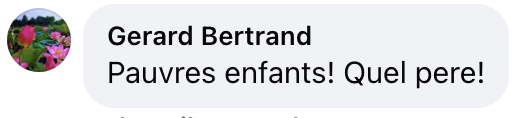 Capture d'écran du commentaire d'un internaute I Source : Facebook Paris Match