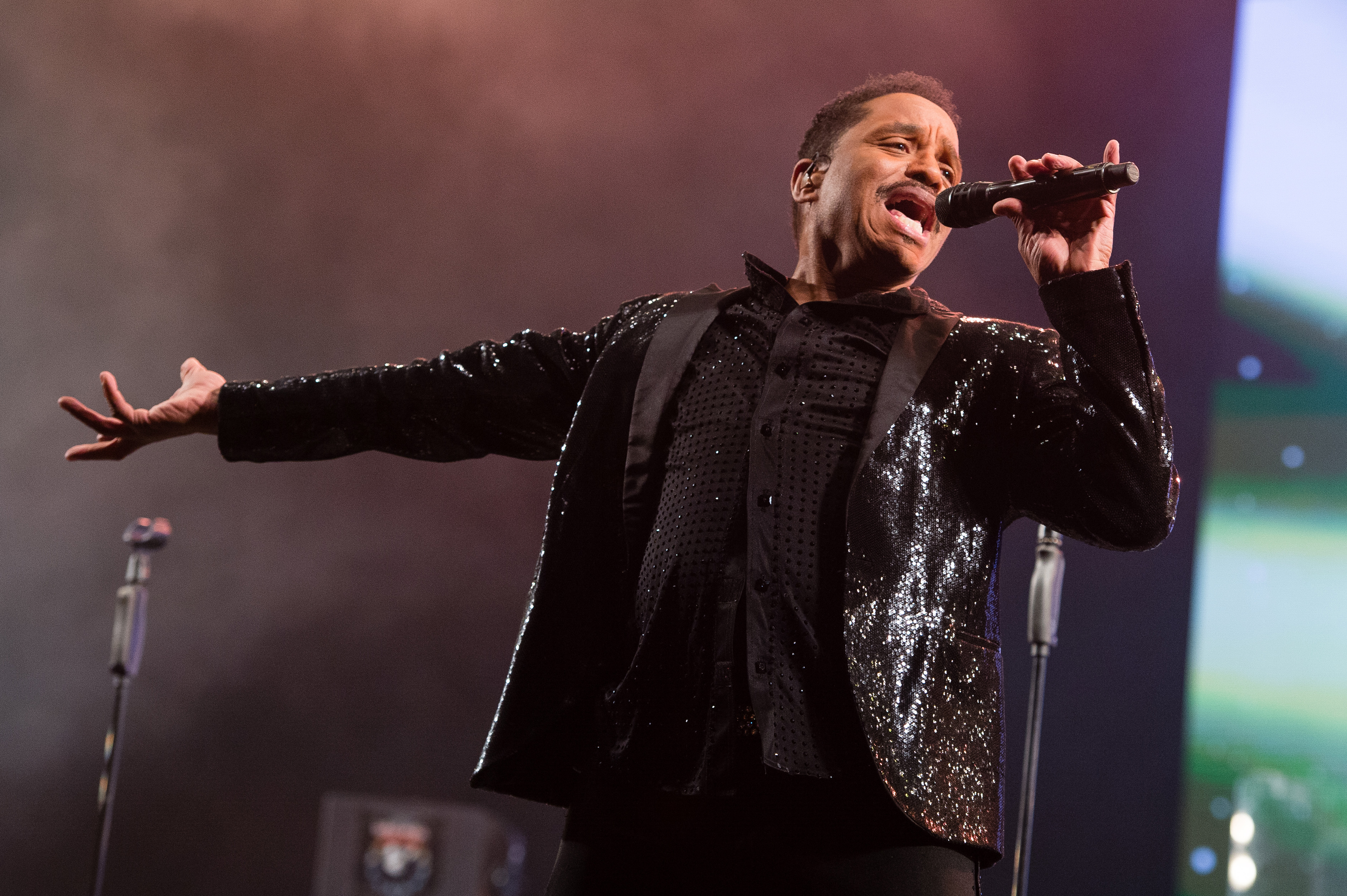 Marlon Jackson se produit lors de la troisième journée du festival de Glastonbury 2017, le 24 juin en Angleterre. | Source : Getty Images