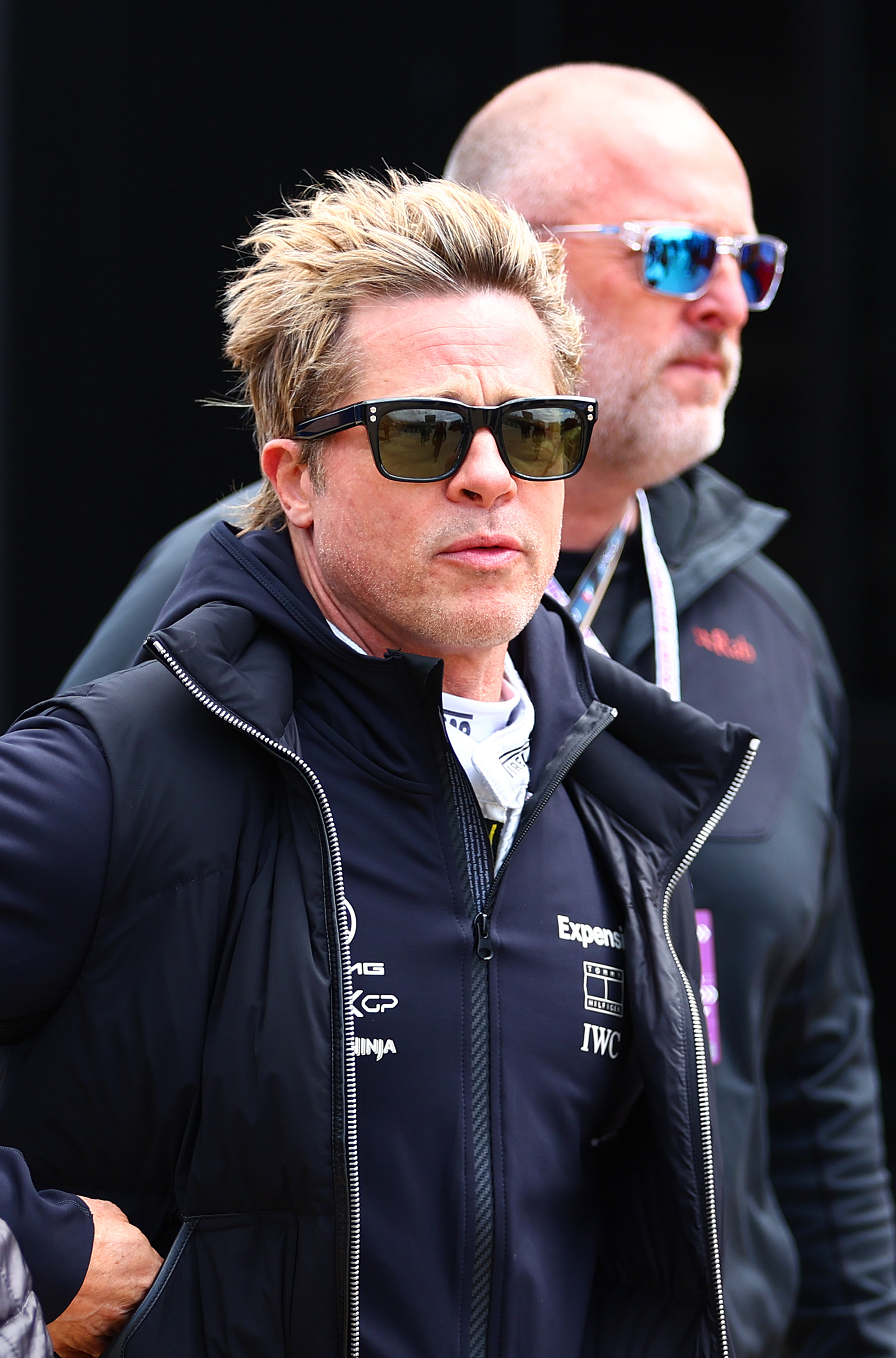 Brad Pitt au Grand Prix de F1 de Grande-Bretagne à Northampton, en Angleterre, le 4 juillet 2024 | Source : Getty Images