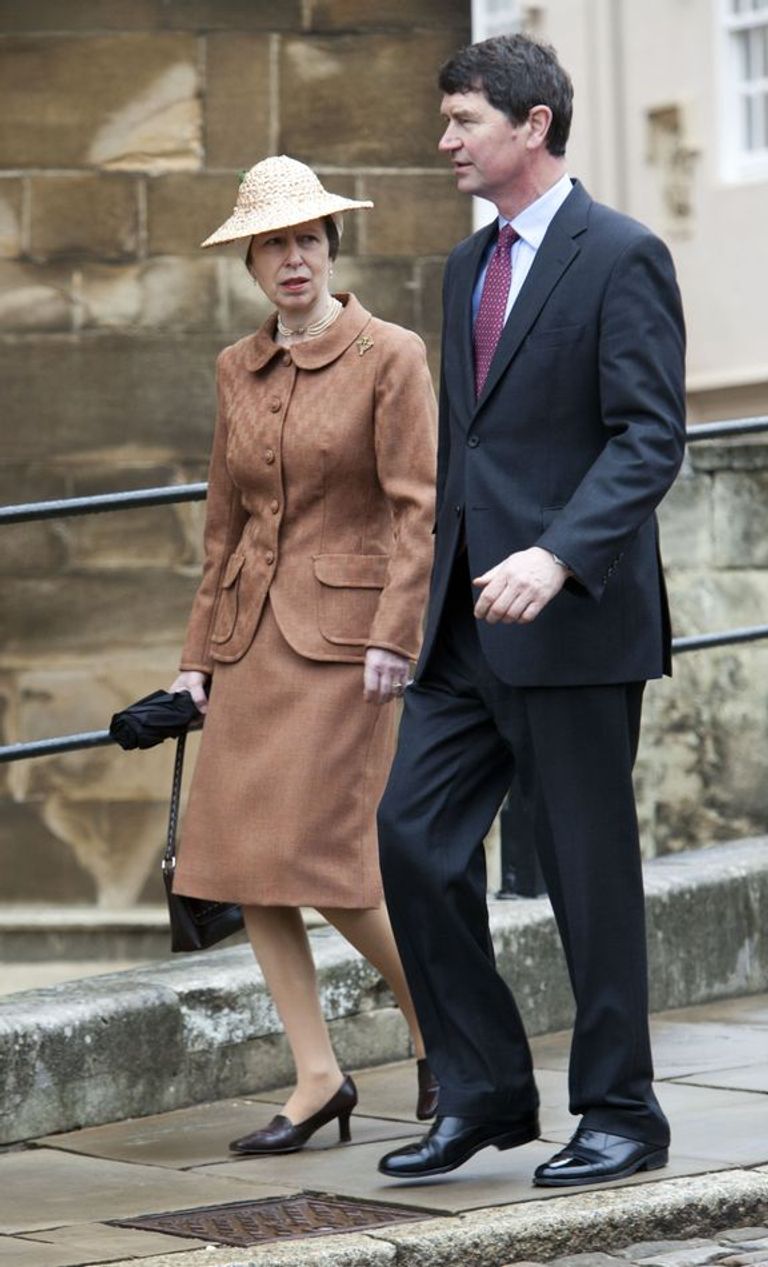La princesse Anne et Tim Laurence assistent à l'église le dimanche de Pâques au château de Windsor en avril 2009 | Source : Getty Images