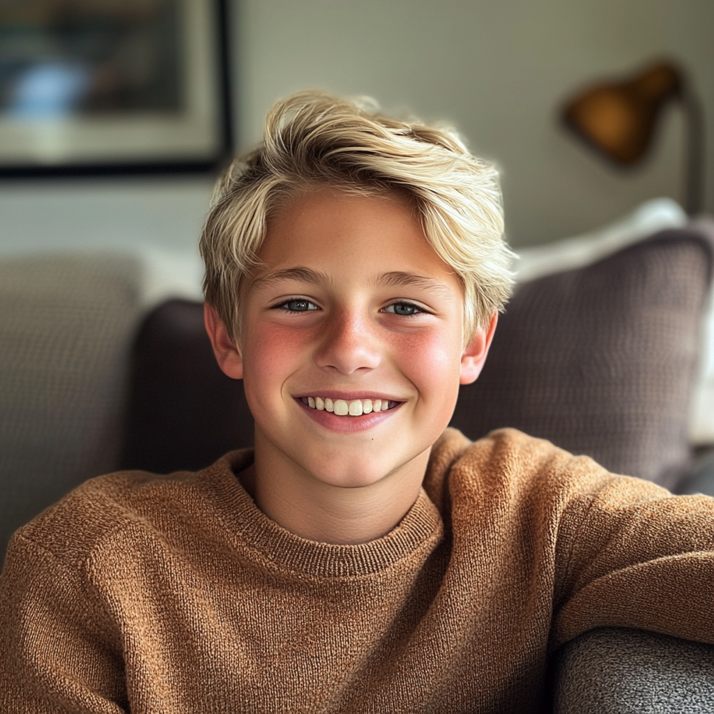 Un adolescent heureux | Source : Midjourney