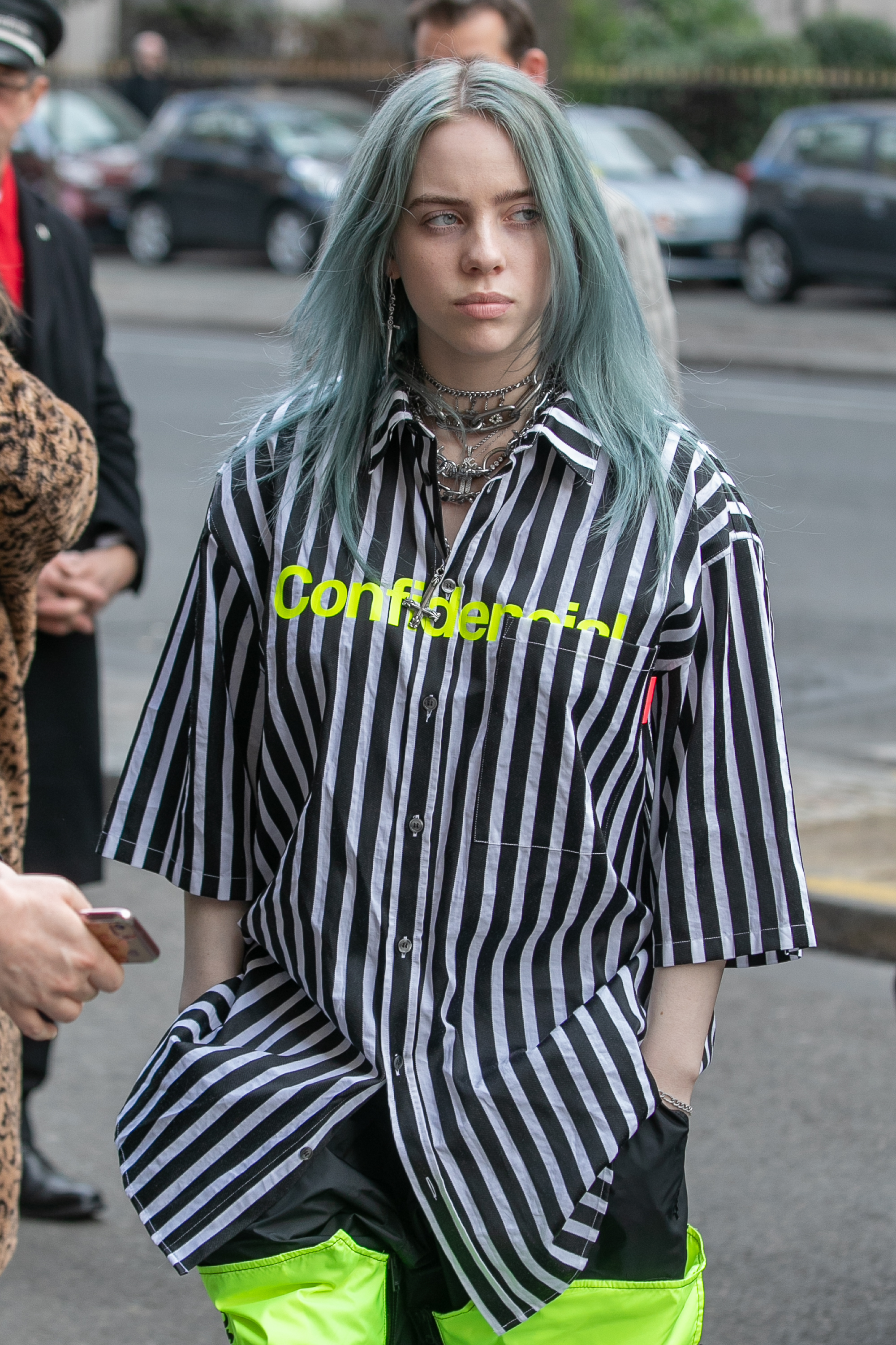 Billie Eilish est vue à Paris, en France, le 20 février 2019. | Source : Getty Images