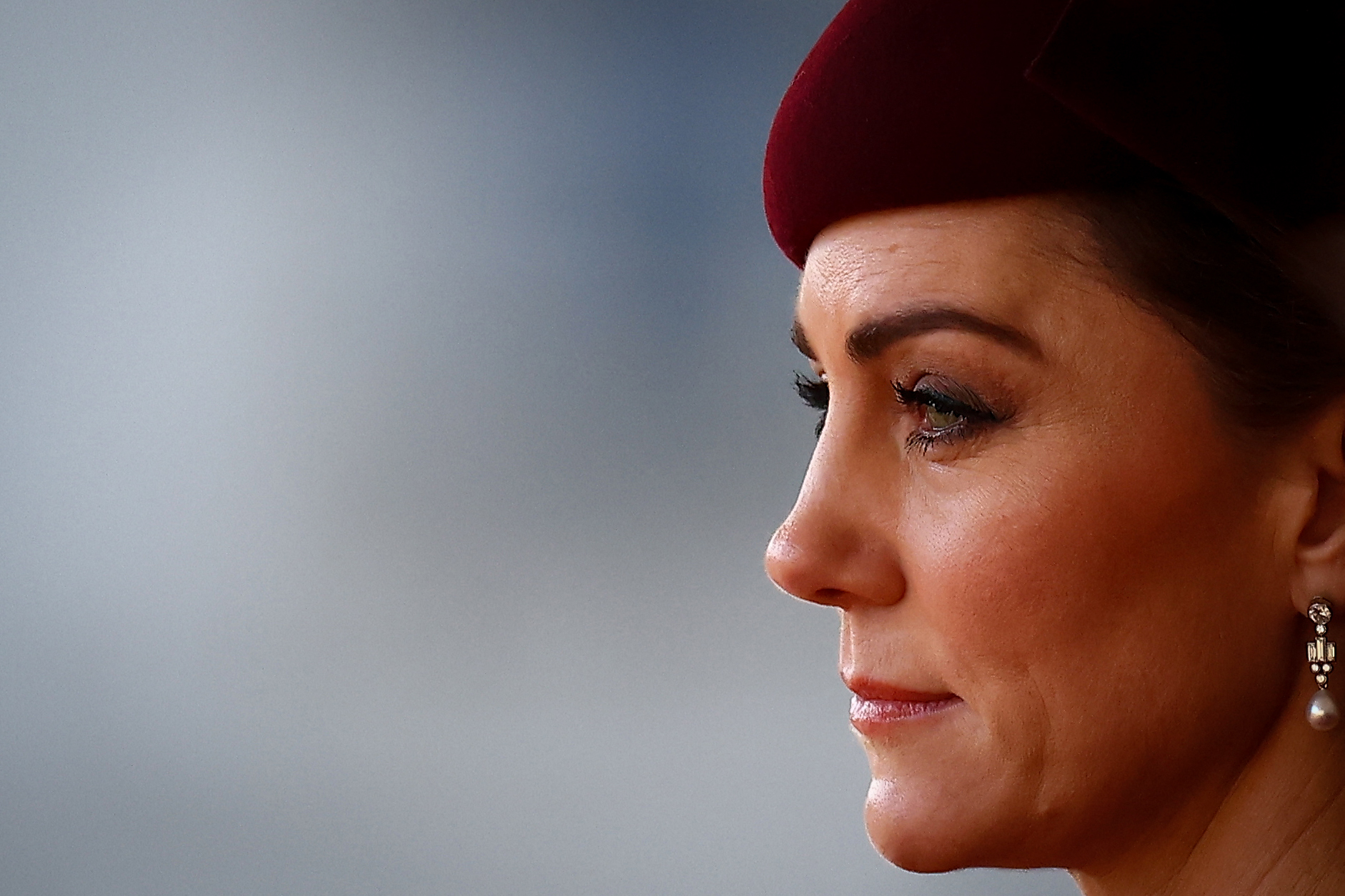 La princesse Catherine, lors du premier jour de la visite de l'émir de l'État du Qatar au Royaume-Uni, le 03 décembre 2024, à Londres, en Angleterre. | Source : Getty Images