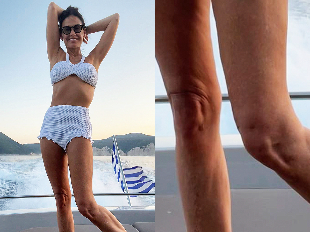Demi Moore pose sur un yacht, daté de septembre 2022 | Source : Instagram/DemiMoore