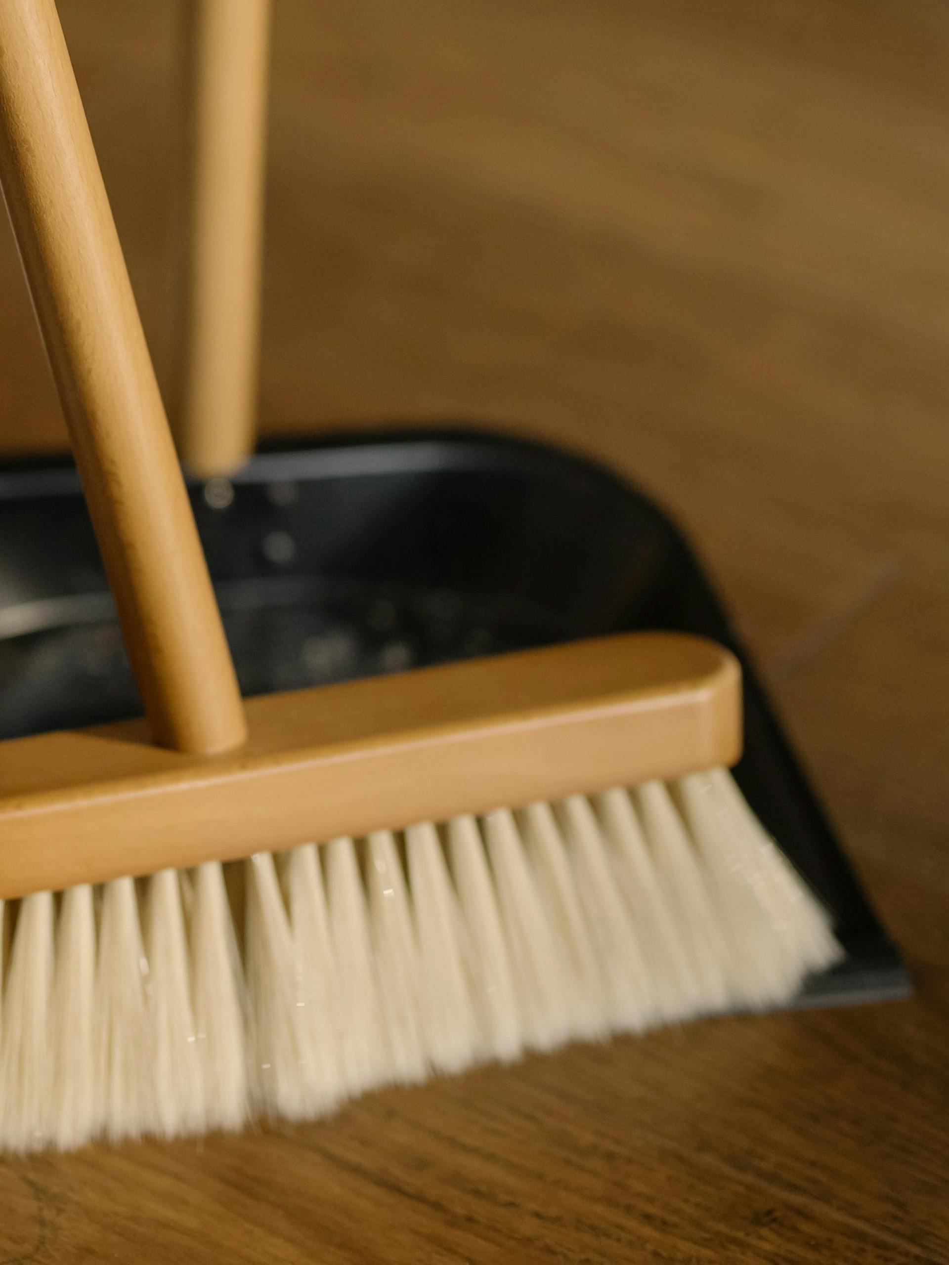 Une pelle à poussière et une brosse | Source : Pexels