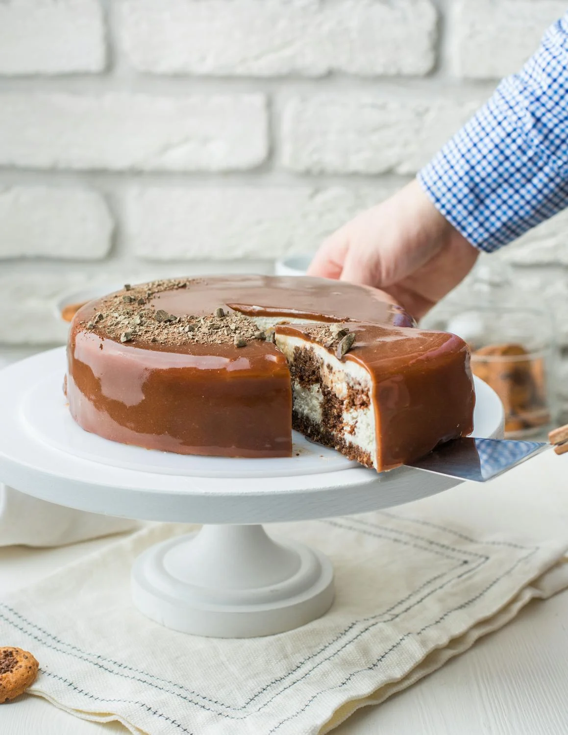 Un gâteau au chocolat lors d'une fête | Source : Pexels