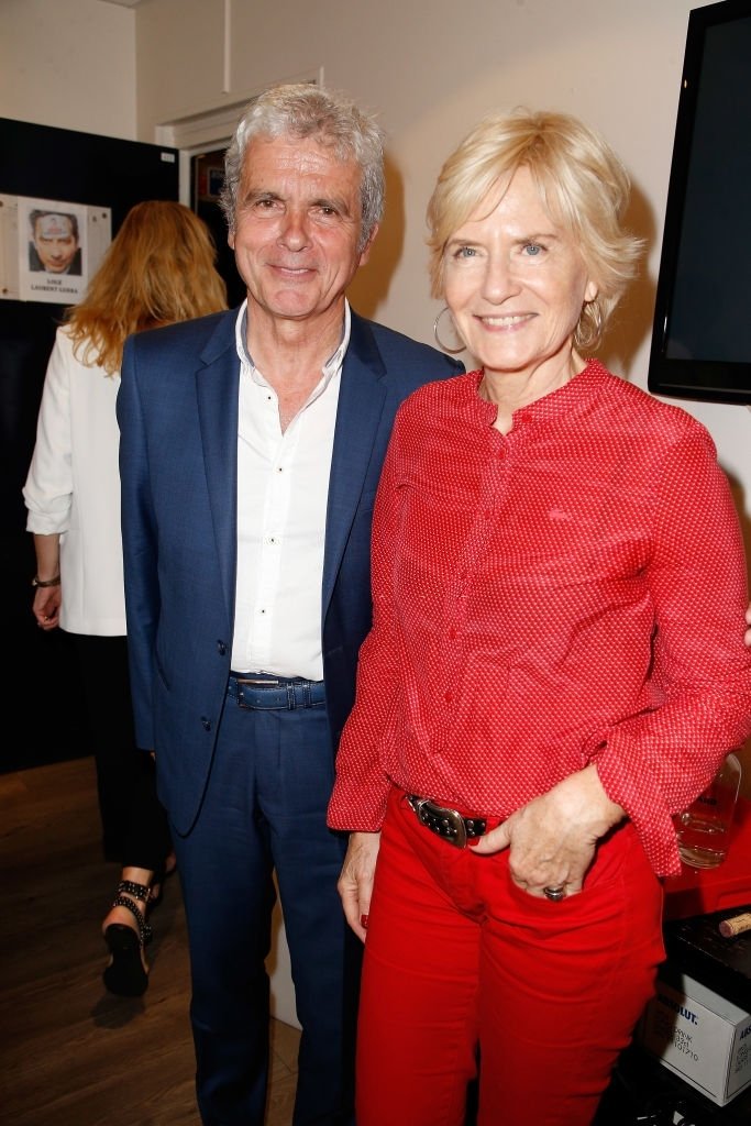 PARIS, FRANCE - 02 JUIN : Claude Sérillon et Catherine Ceylac assistent au spectacle "Sans Modération" de Laurent Gerra au Palais des Sports le 2 juin 2018 à Paris, France. | Photo : Getty Images