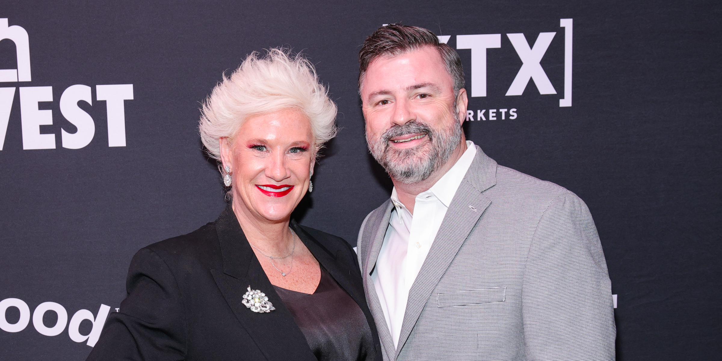 Anne Burrell et Stuart Claxton | Source : Getty Images