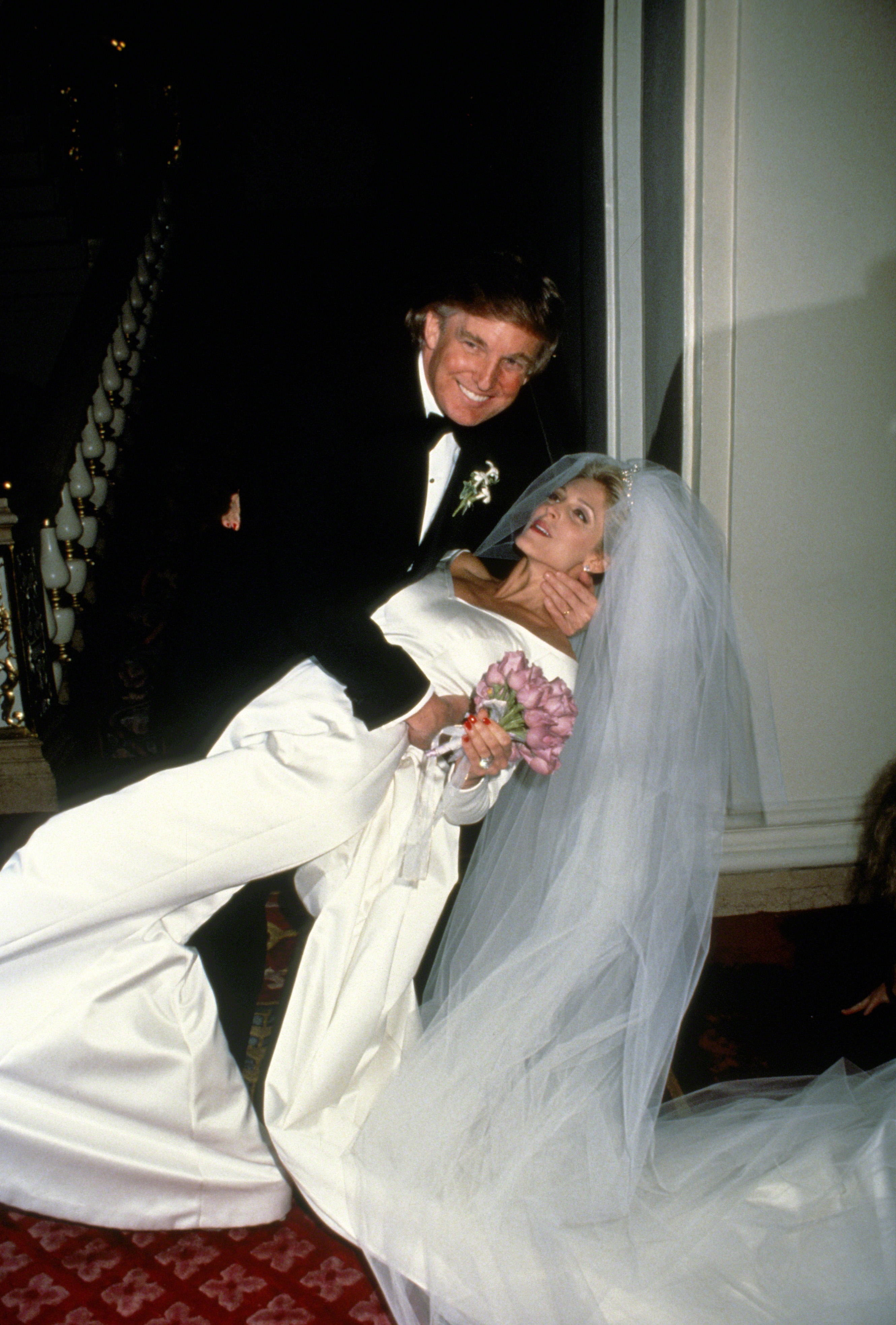 Donald Trump épouse sa seconde femme le 20 décembre 1993 | Source : Getty Images