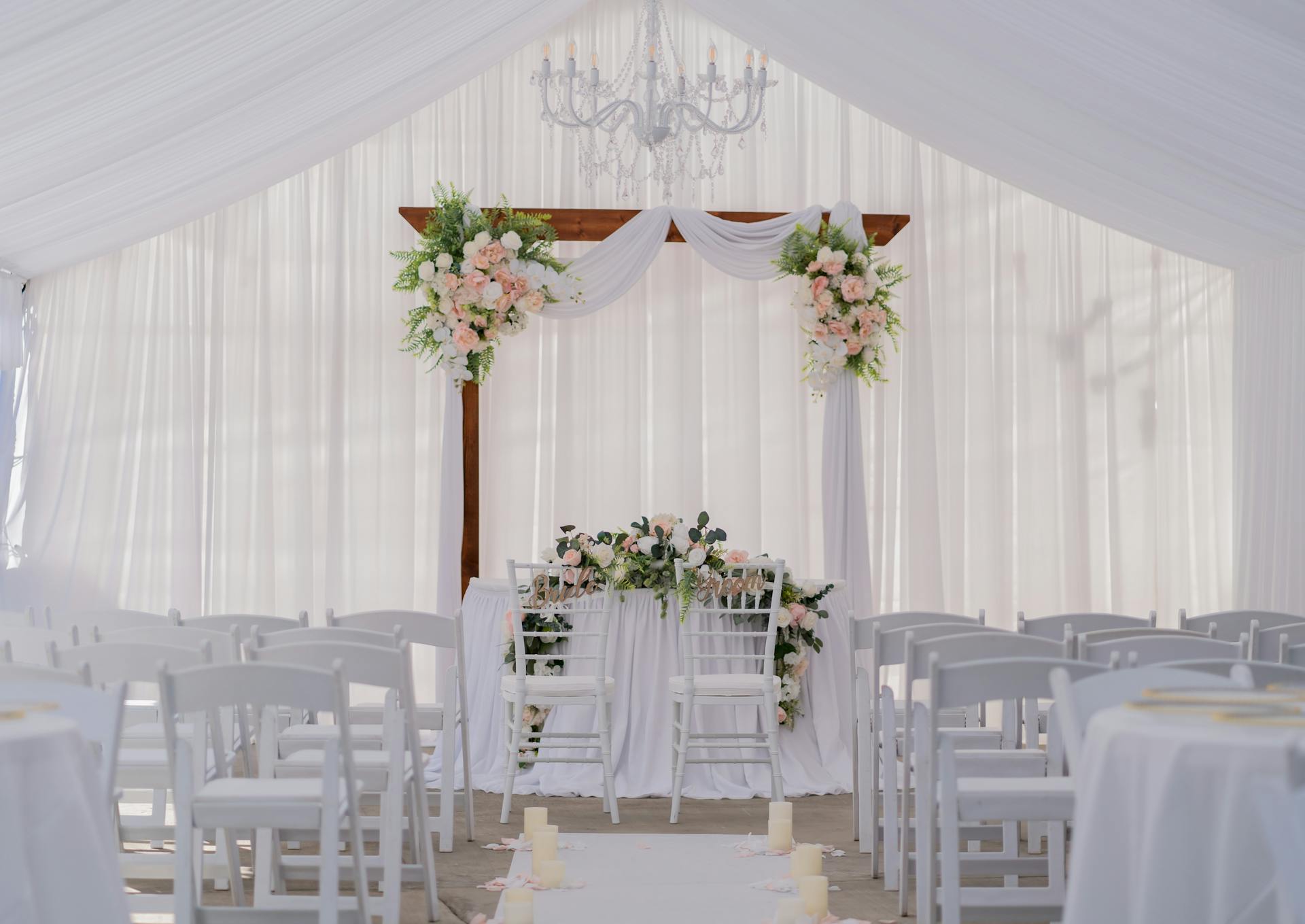 Une installation de mariage | Source : Pexels