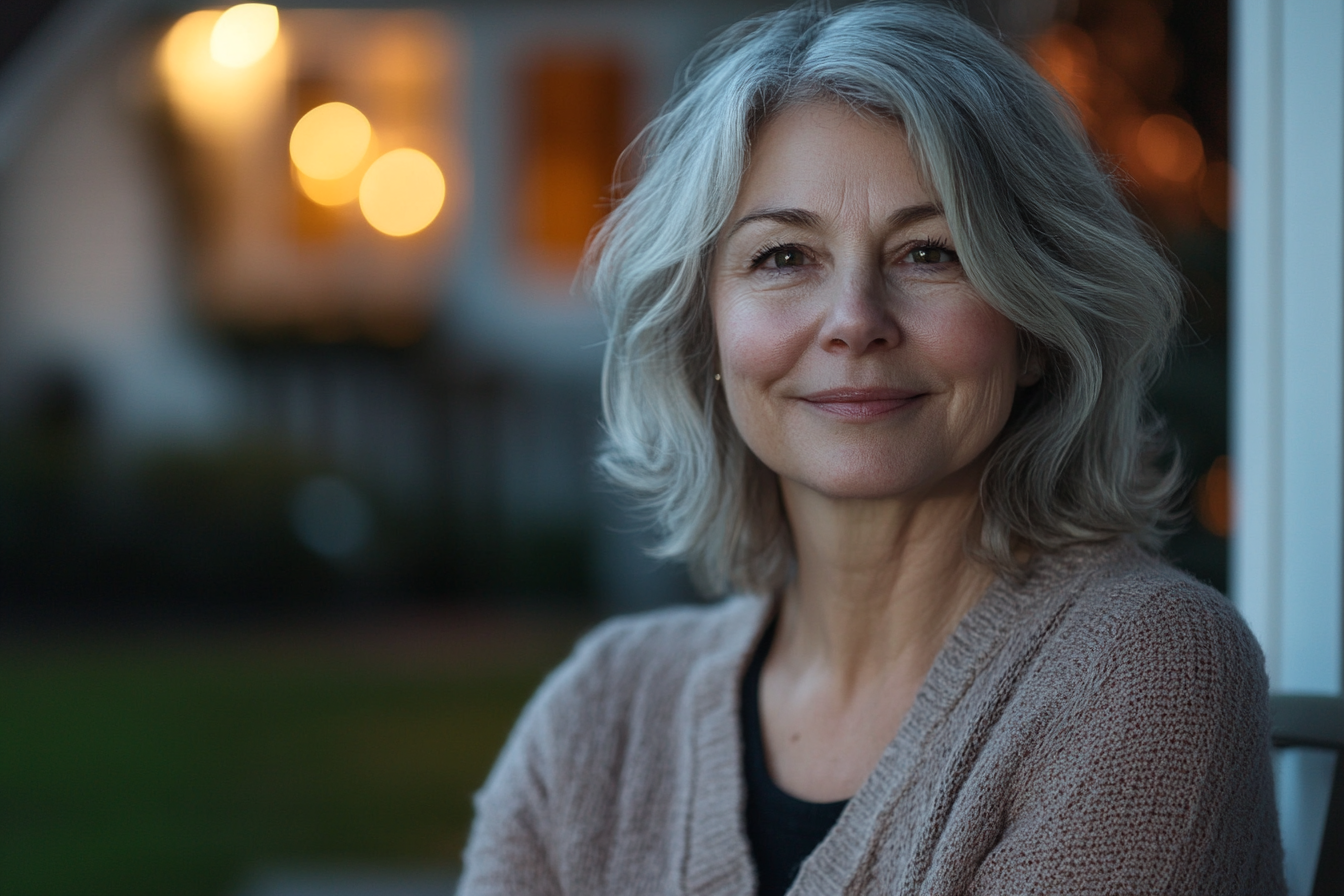 Une femme souriante | Source : Midjourney