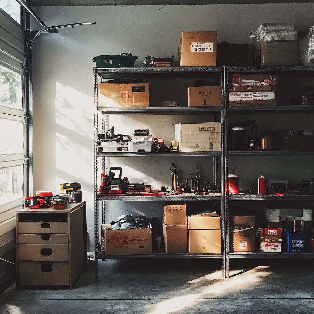 L'intérieur d'un garage | Source : Midjourney